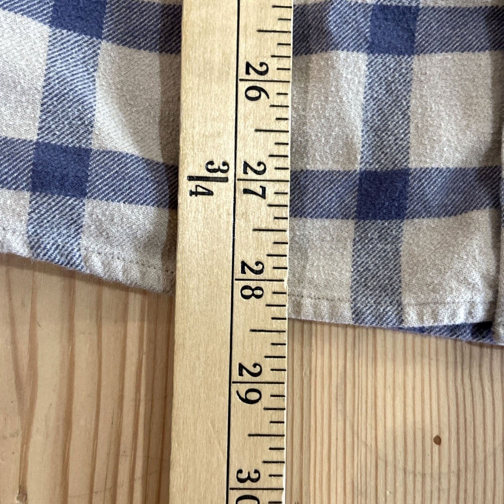 UNTUCKit UNTUCKit Shirt Mens 2XL Plaid Beige Flannel Long Sleeve Button Up Size US XXL / EU 58 / 5 - 3 Thumbnail