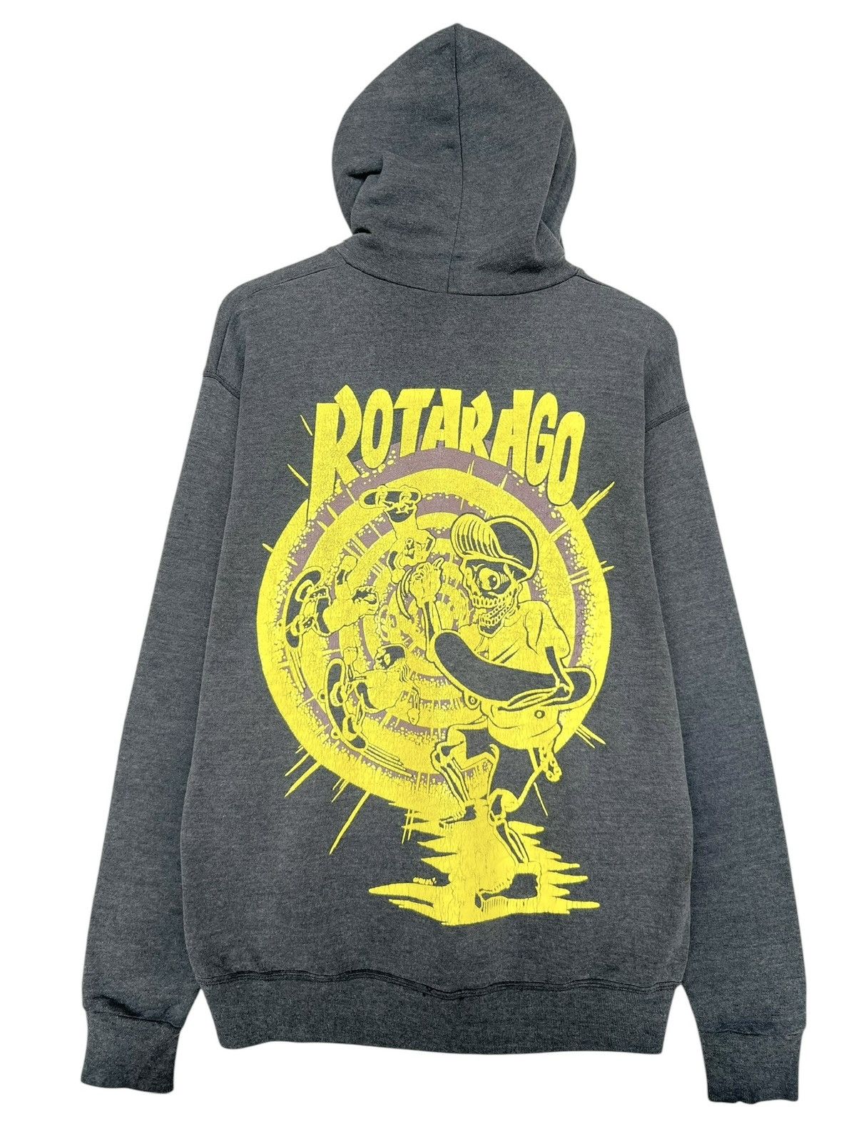 Vintage Vintage 90s Rotatarago Skate Hoodie Size US M / EU 48-50 / 2 - 1 Thumbnail