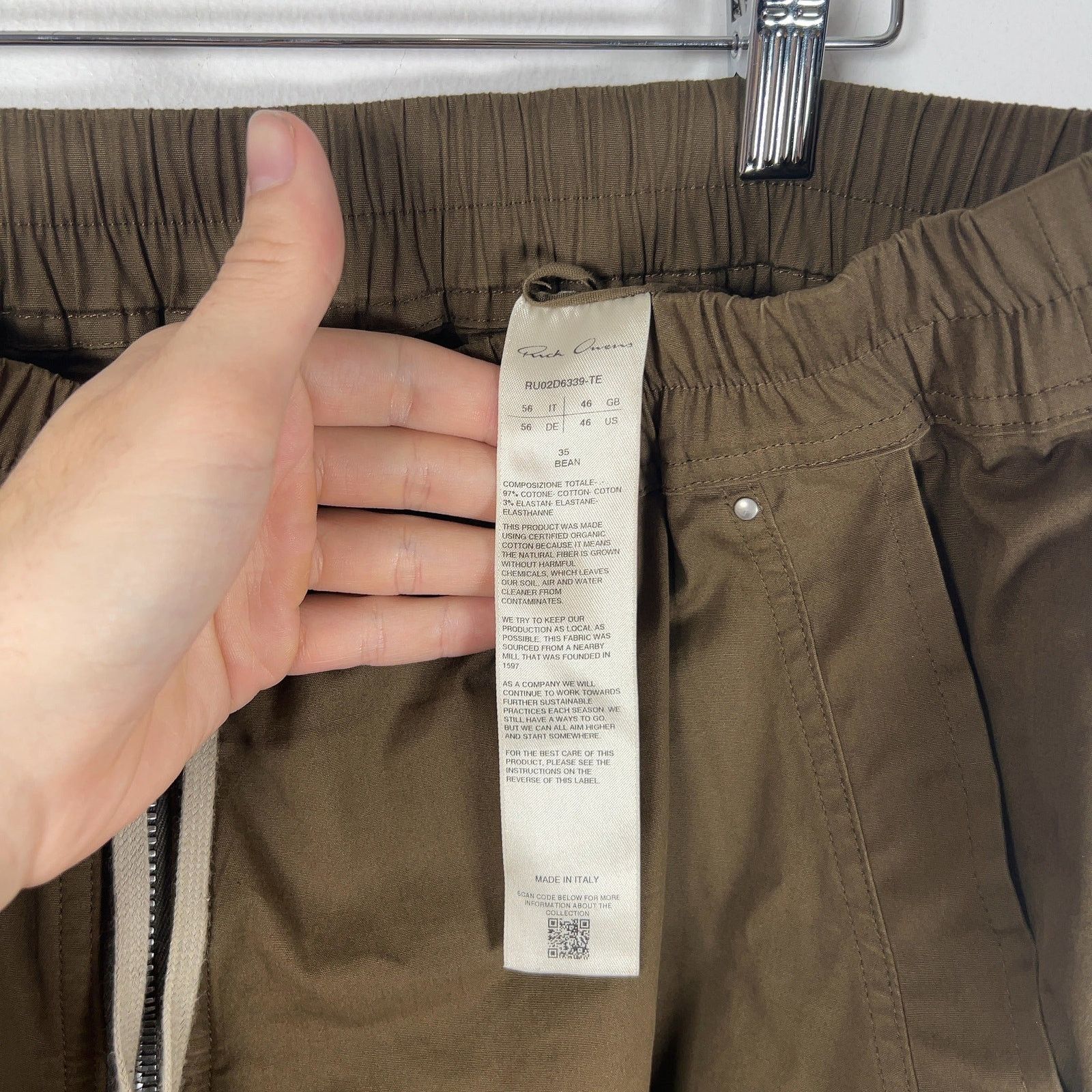 Rick Owens Rick Owens FW24 Porterville 'Bean' Double Bela Cargo Pants Size US 34 / EU 50 - 10 Thumbnail