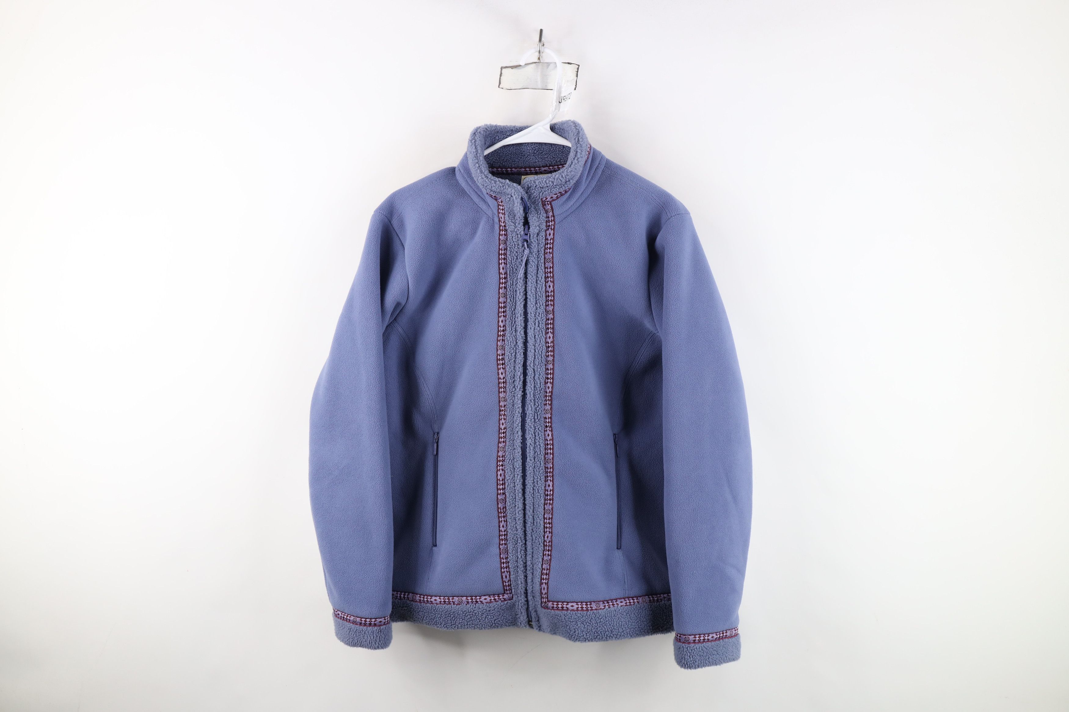 Cabelas Vintage 90s Y2K Cabelas Flower Full Zip Fleece Jacket Size M / US 6-8 / IT 42-44 - 1 Thumbnail