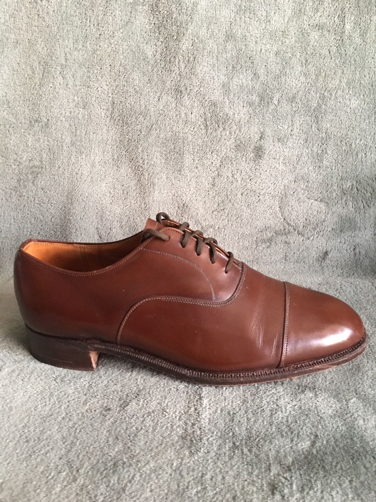 Church's Men's Shoes Balmoral Brown Leather Formal Oxford 8F