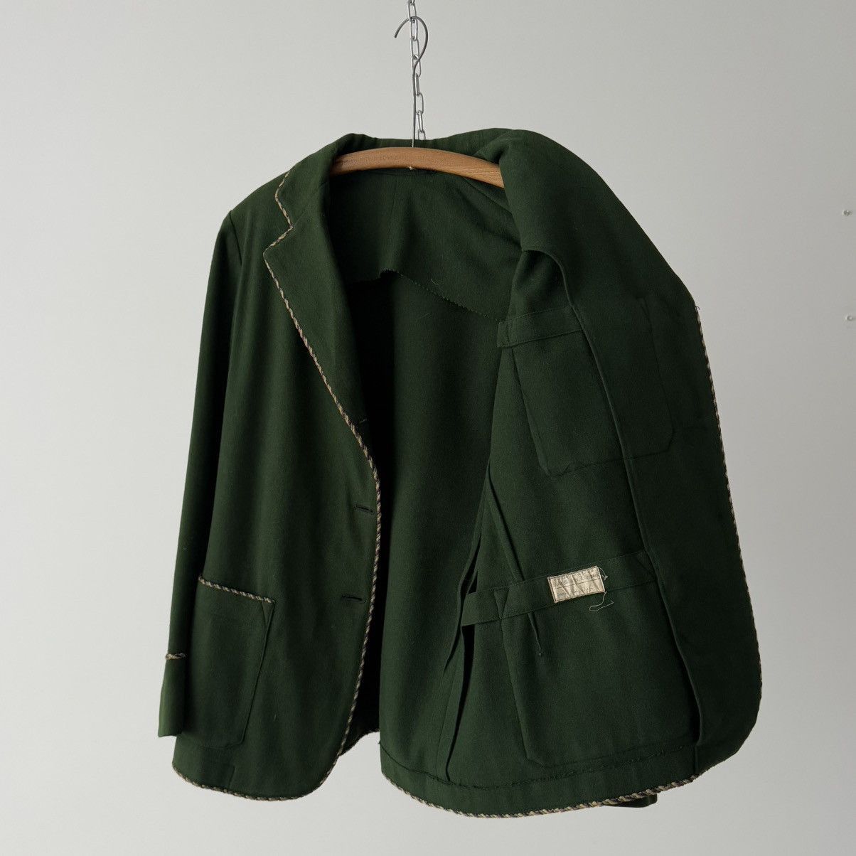 Other Antique ≈1930s European College Women’s Rowing Wool Jacket Size M / US 6-8 / IT 42-44 - 6 Thumbnail