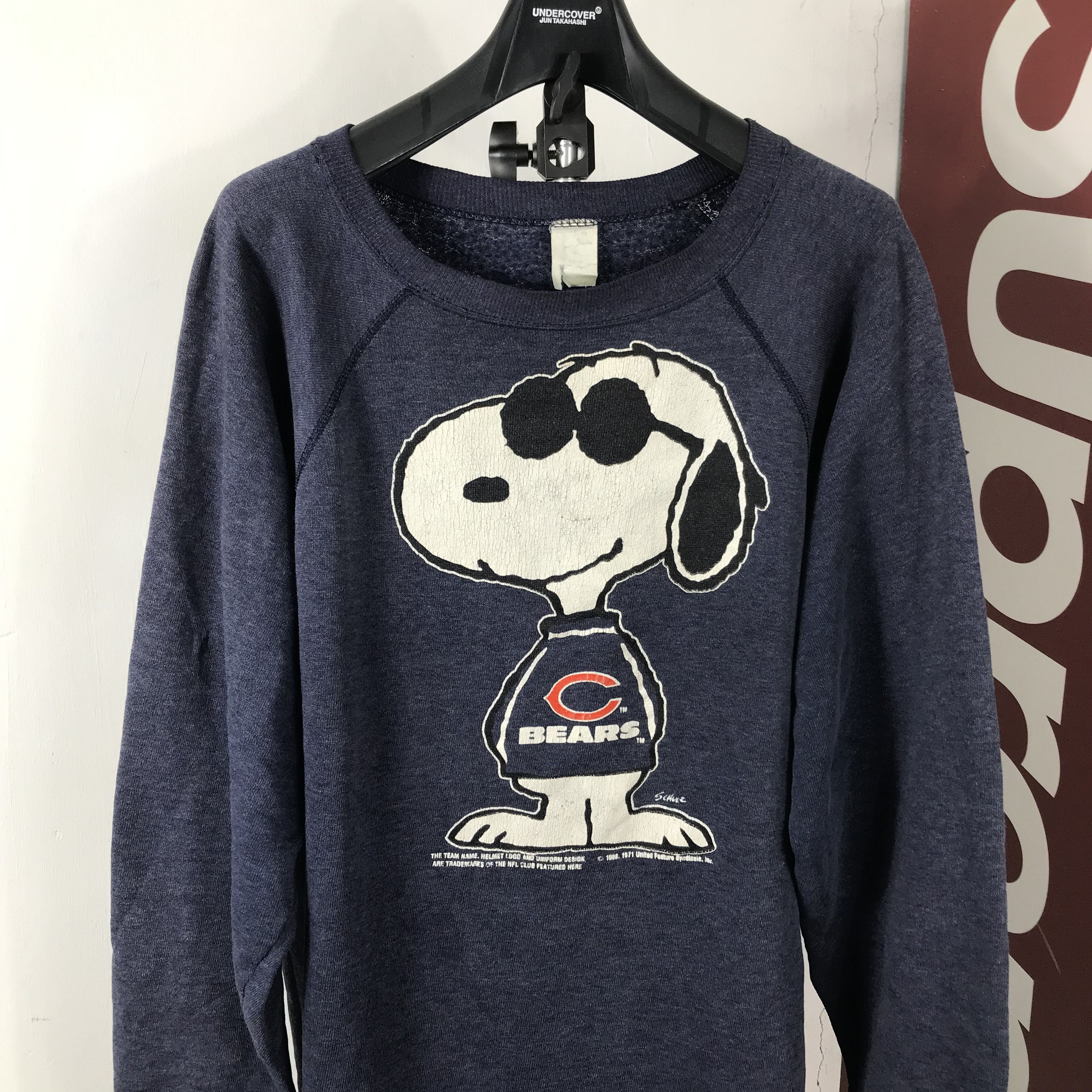 Vintage VINTAGE 80s SNOOPY PEANUTS CREWNECK SWEATSHIRT Size US L / EU 52-54 / 3 - 2 Thumbnail