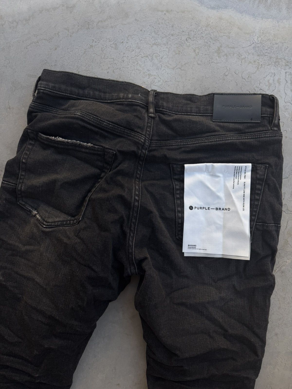 Purple Brand Purple Brand P001 Overspray Jeans Black Size 31 New Size US 31 - 7 Thumbnail
