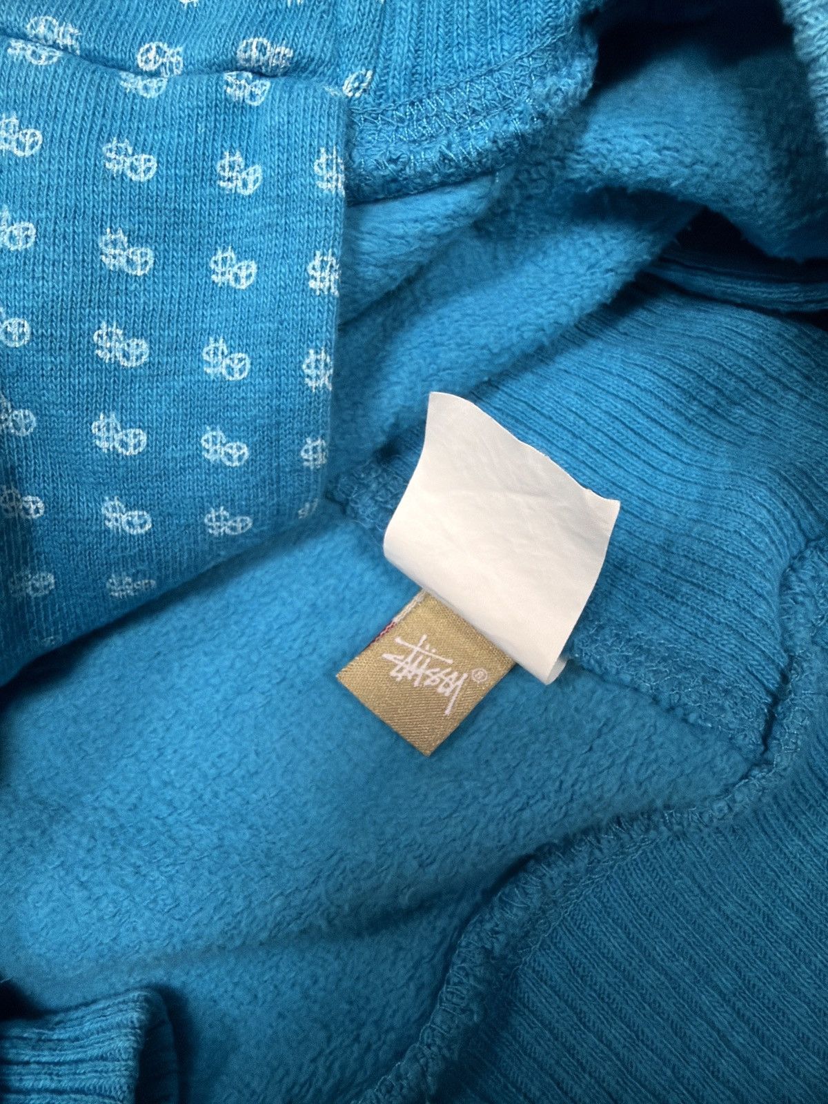 Stussy Vintage 2000s Stussy Peace & Prosperity Hoodie - Large Size US L / EU 52-54 / 3 - 4 Thumbnail
