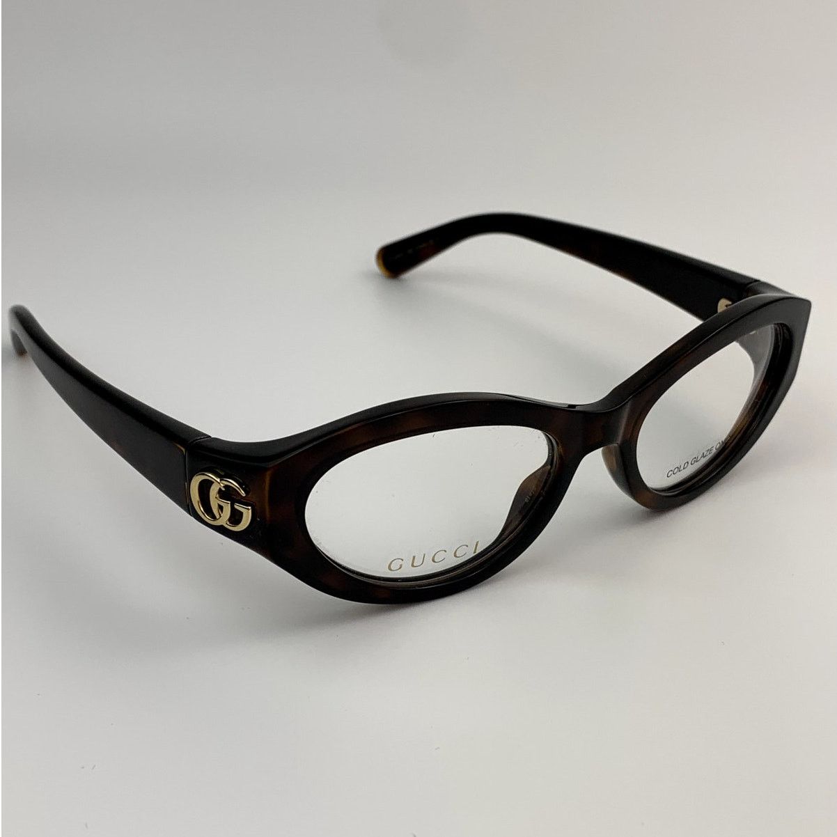 Gucci NEW Gucci GG1405O 002 Havana Transparent Unisex Authentic Size ONE SIZE - 5 Thumbnail