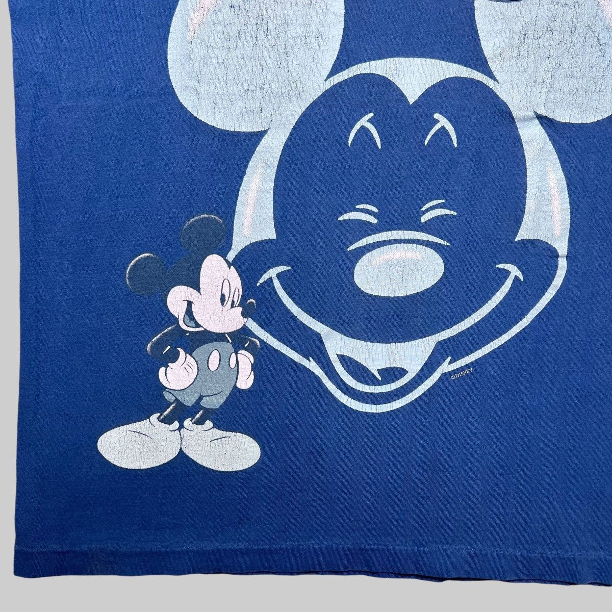 Disney × Vintage Vintage 1990s Disney Mickey Mouse Cartoon Graphic T-Shirt Size US L / EU 52-54 / 3 - 8 Thumbnail
