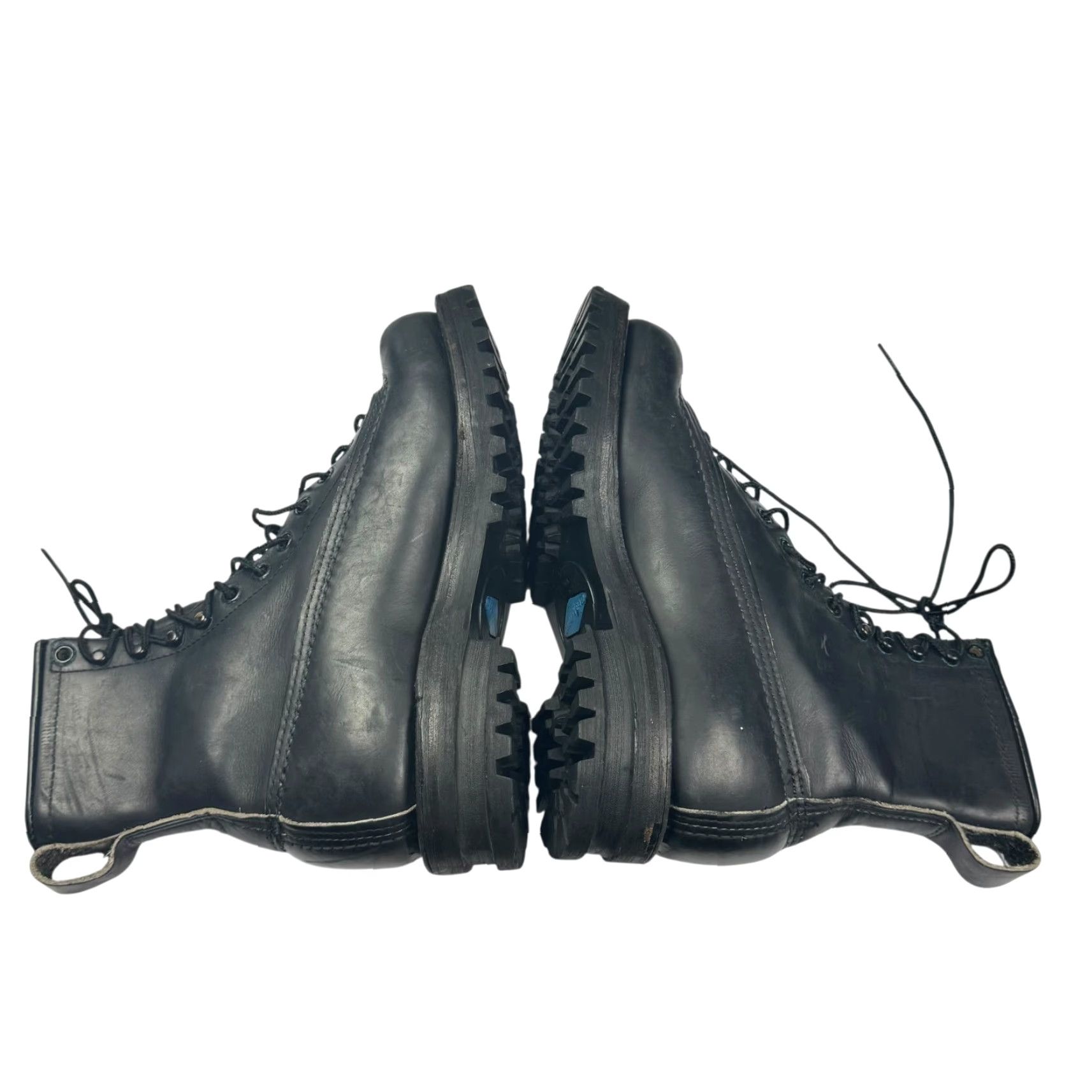Chippewa VINTAGE Chippewa Combat Service Leather Boots 8718 Black Boots Men Size 6 Leather C US Shoe Black Mens Size US 6 / EU 39 - 6 Thumbnail