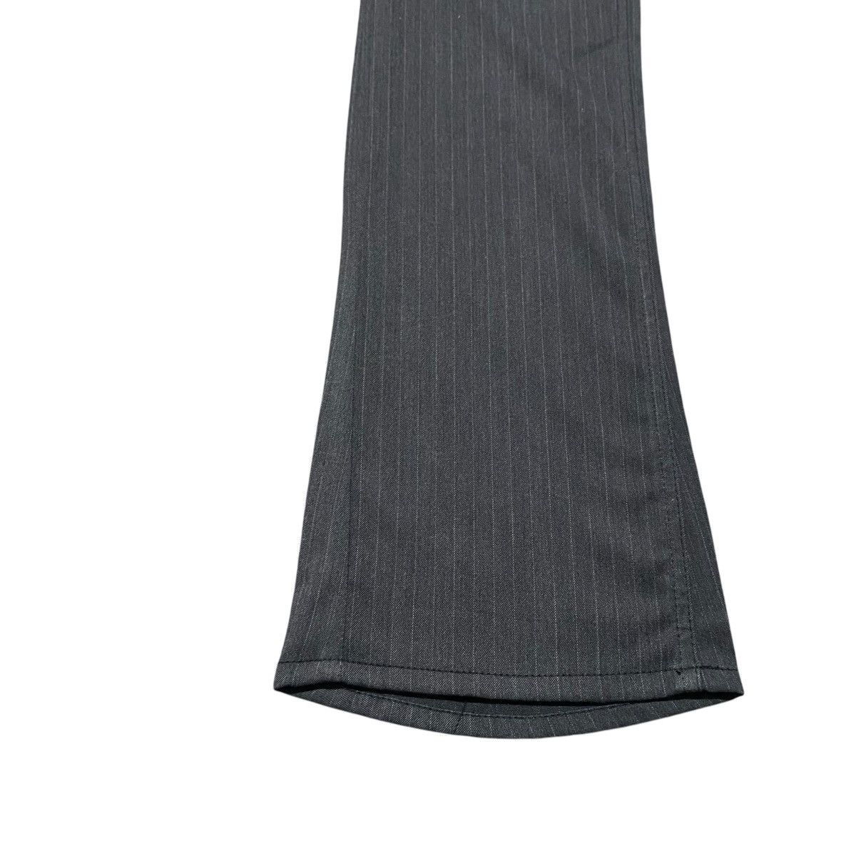 Japanese Brand GARÇON WAVE Pinstripe Wolf Low Flare Pants Size US 31 - 7 Thumbnail