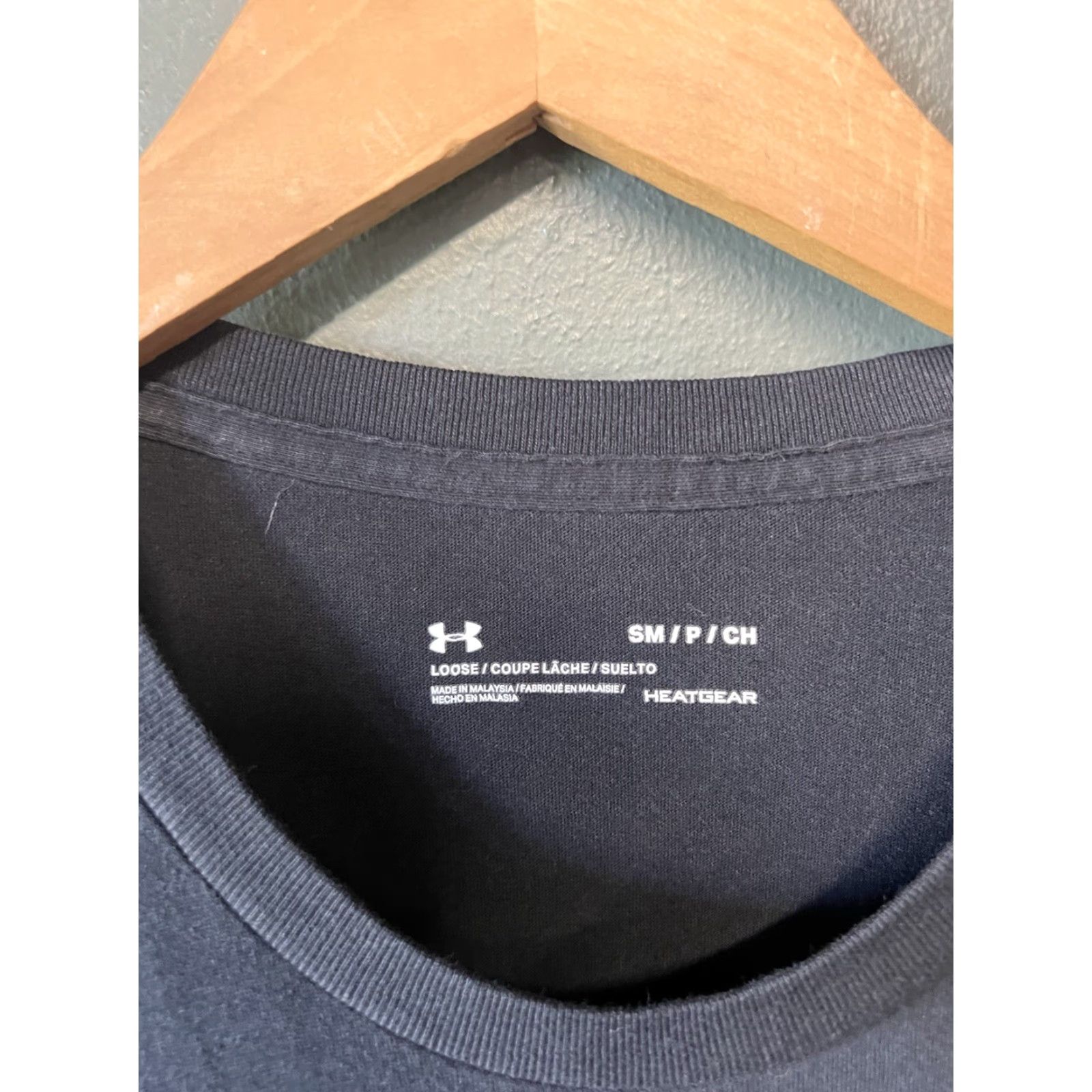Under Armour Under Armour Mens Black Long Sleeve T-Shirt Size S Military Theme Pullover Shirt Size US S / EU 44-46 / 1 - 3 Thumbnail