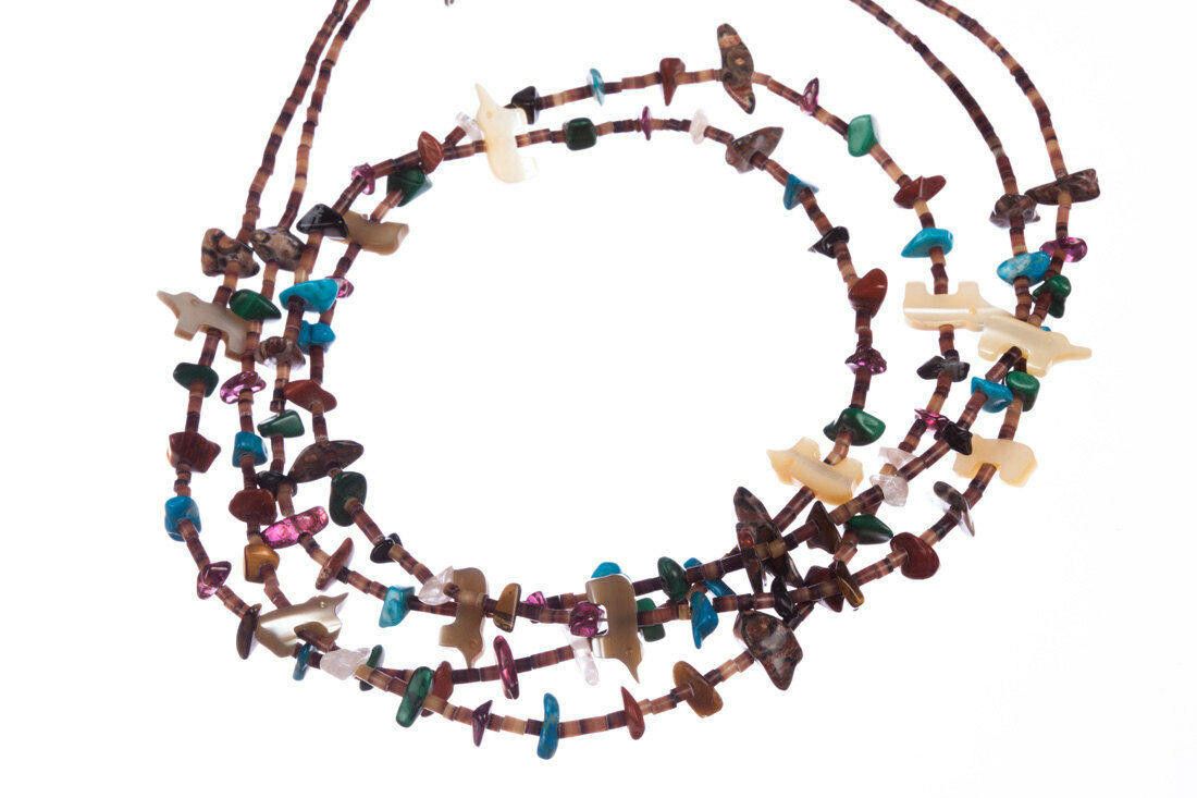 Designer Fetish Heishi Shell Bead Necklace Size ONE SIZE - 3 Thumbnail