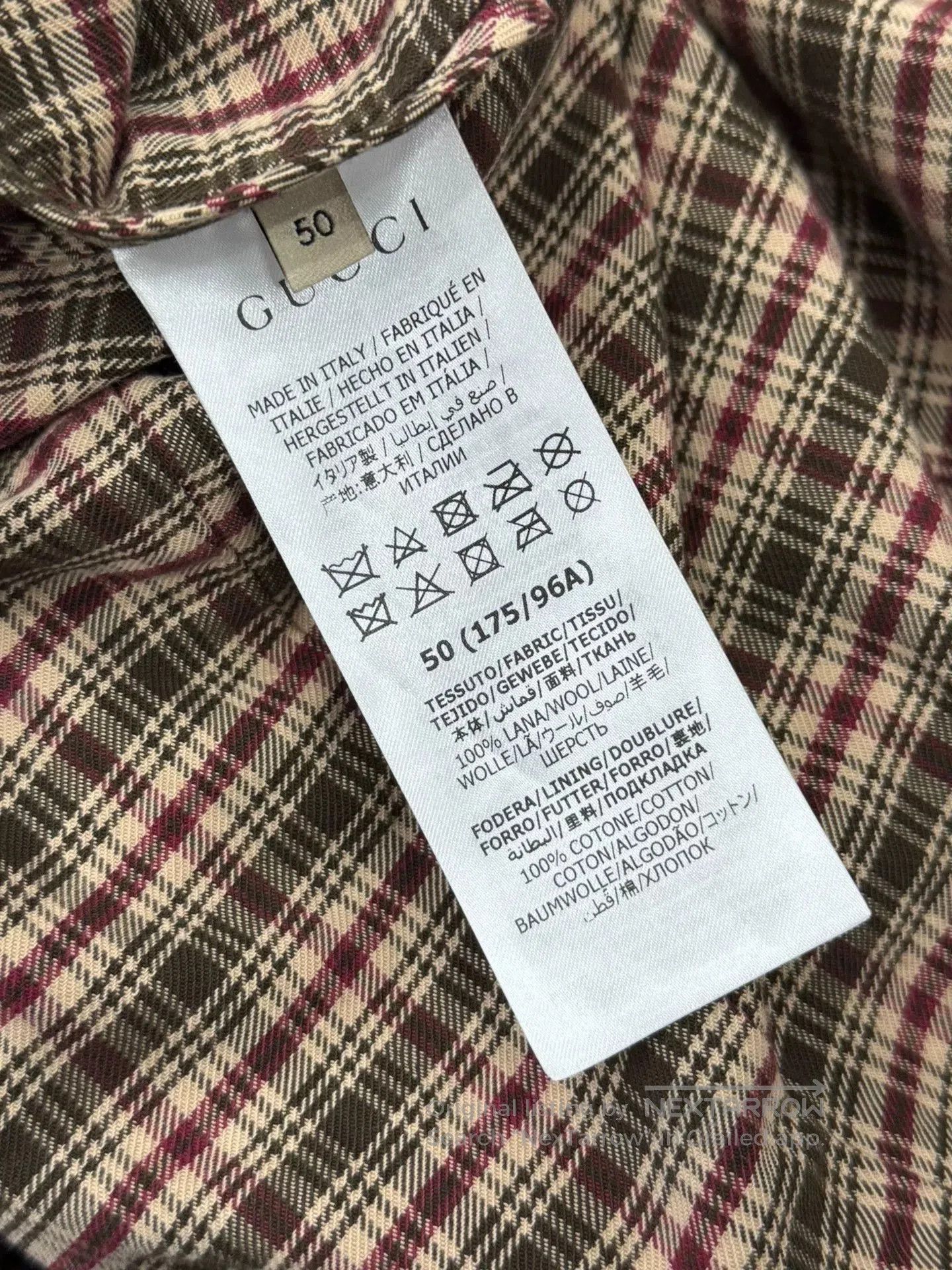 Gucci gucci wool leather bomber jacket size 50. Size US M / EU 48-50 / 2 - 8 Thumbnail