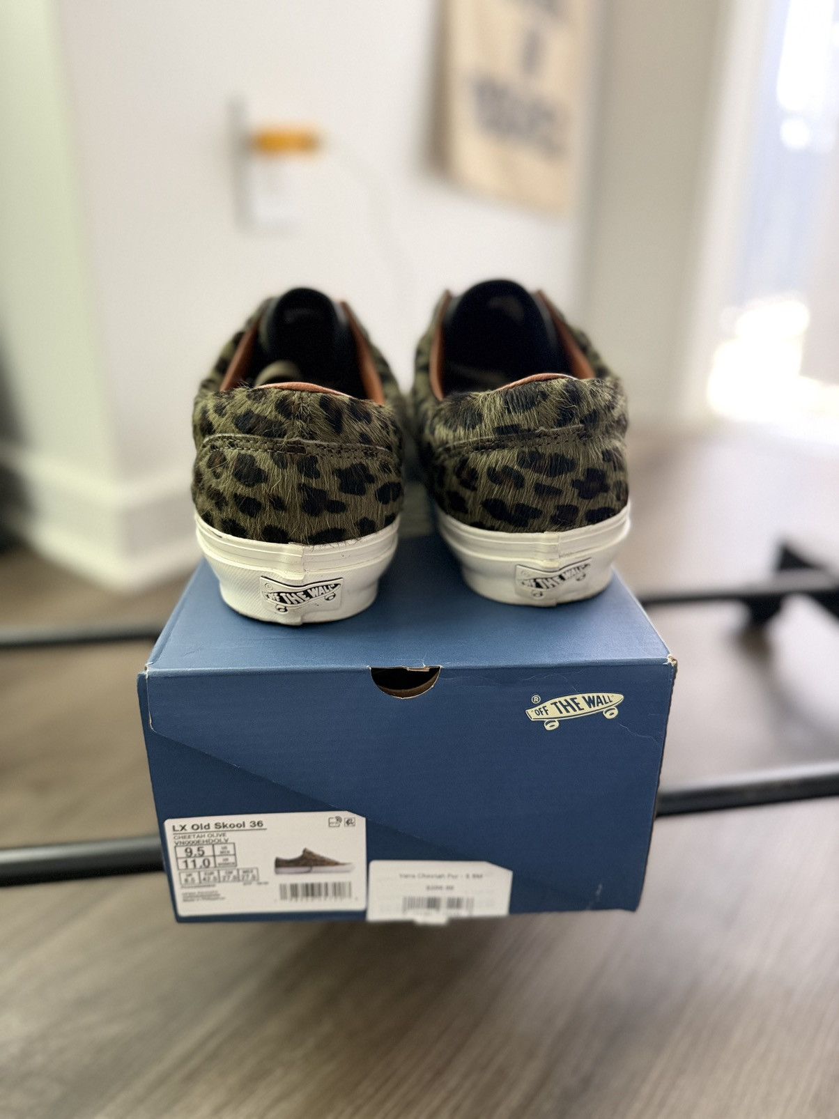 Vans Vans Old Skool Cheetah Olive Size US 9.5 / EU 42-43 - 6 Thumbnail