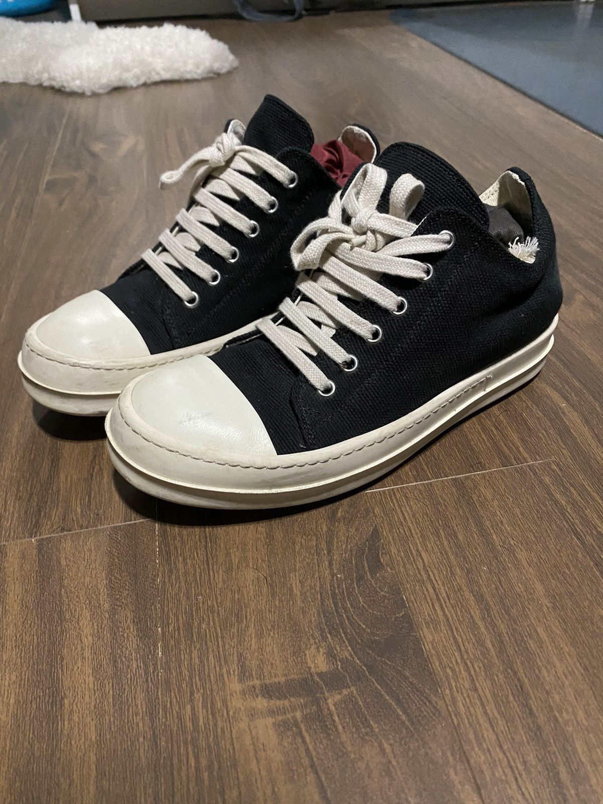 image of Rick Owens Drkshdw Ramones Shoes in Black, Women's (Size 8)