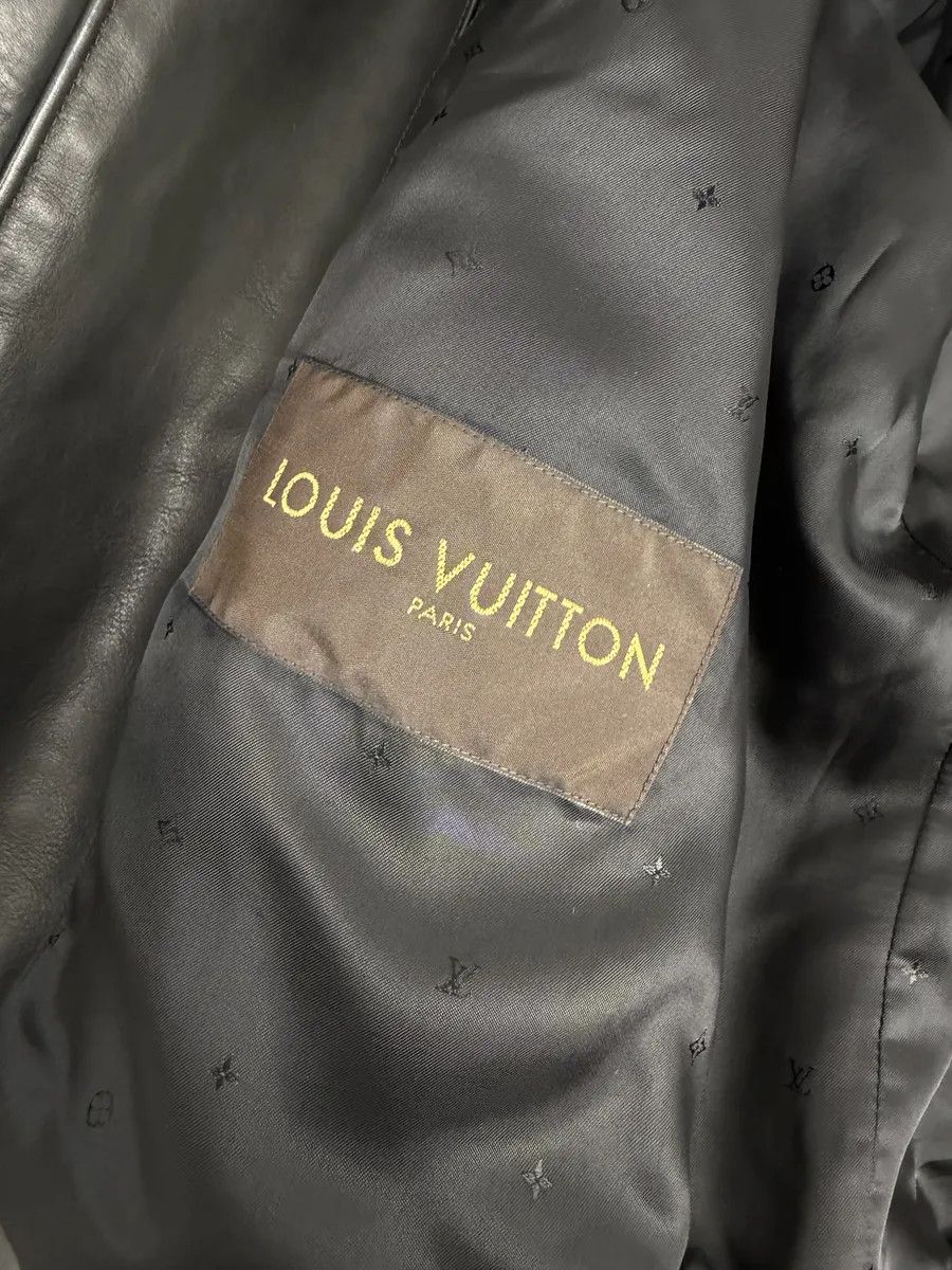 Louis Vuitton Louis Vuitton Black Premium Biker Leather Jacket Size US L / EU 52-54 / 3 - 15 Thumbnail