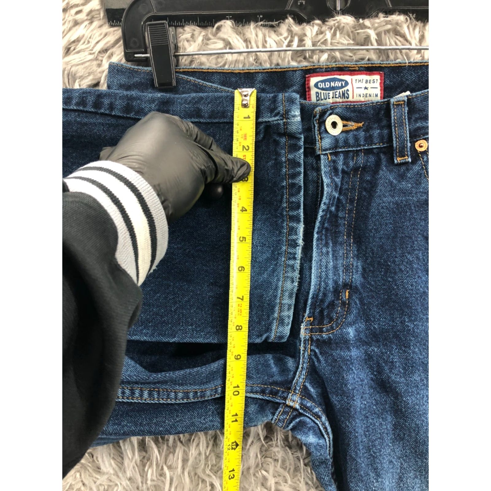 Old Navy Old Navy Jeans Bootcut Womens Regular Size 8 Medium Wash Blue Denim 5-Pocket 31 In Inseam Cotton Zip Button Belt Loops Size 30" / US 8 / IT 44 - 4 Thumbnail
