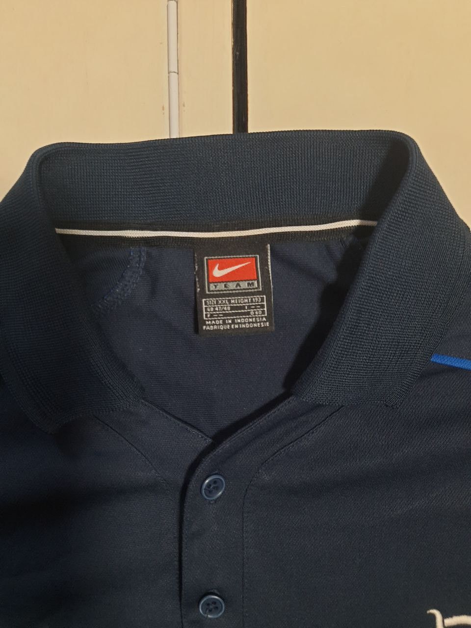 Nike Nike Glasgow Rangers Training Polo Shirt 2001-2002 Size US XXL / EU 58 / 5 - 7 Thumbnail