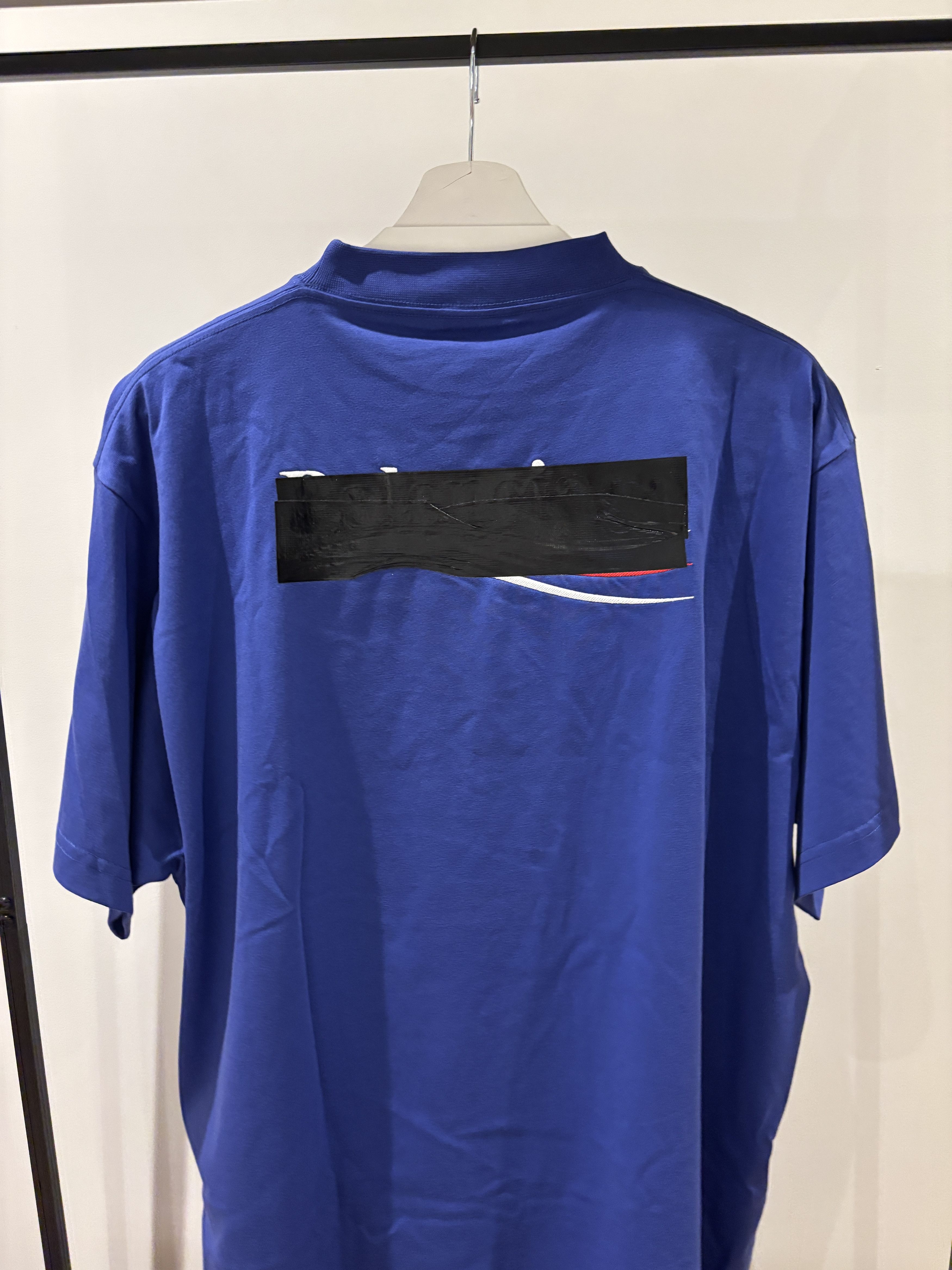 Balenciaga Balenciaga Gaffer Blue T-Shirt Oversized Size US S / EU 44-46 / 1 - 2 Thumbnail