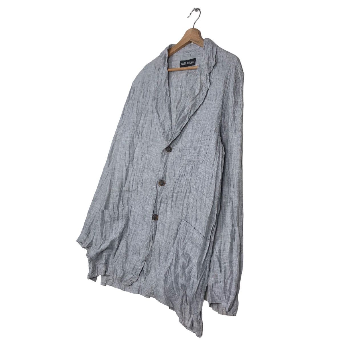 Issey Miyake 🔥VINTAGE PLEATED BUTTON JACKET ISSEY MIYAKE Size US L / EU 52-54 / 3 - 2 Thumbnail