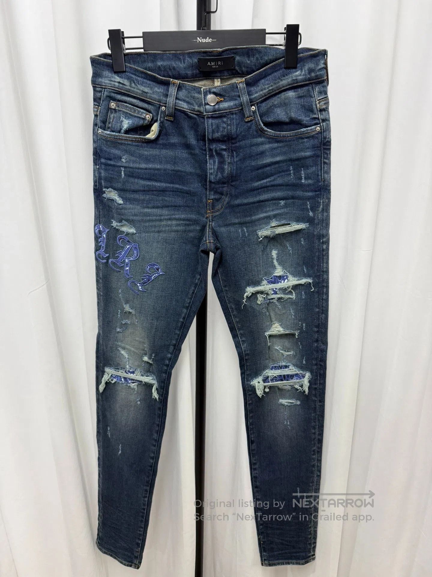 Amiri Amiri Slim Distressed Jeans 32. Size US 32 / EU 48 - 1 Thumbnail