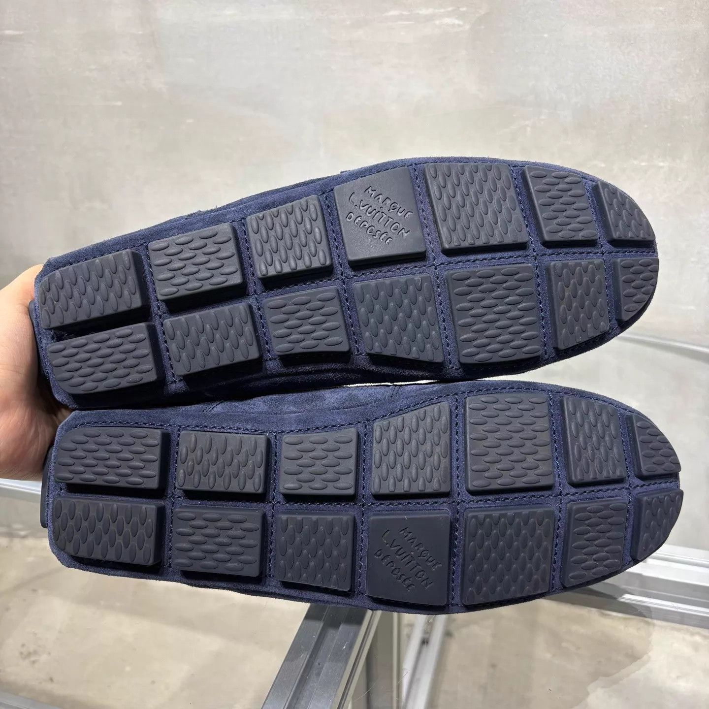 Louis Vuitton LV RALLY Blue UK9 Decon Sneakers New Worn Once Size US 10 / EU 43 - 7 Thumbnail