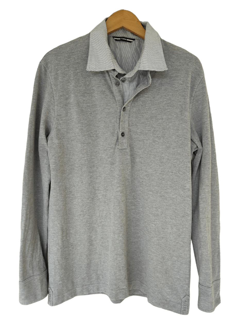 Bally Bally Longsleeve Polo Mase in Italy Size US M / EU 48-50 / 2 - 1 Thumbnail