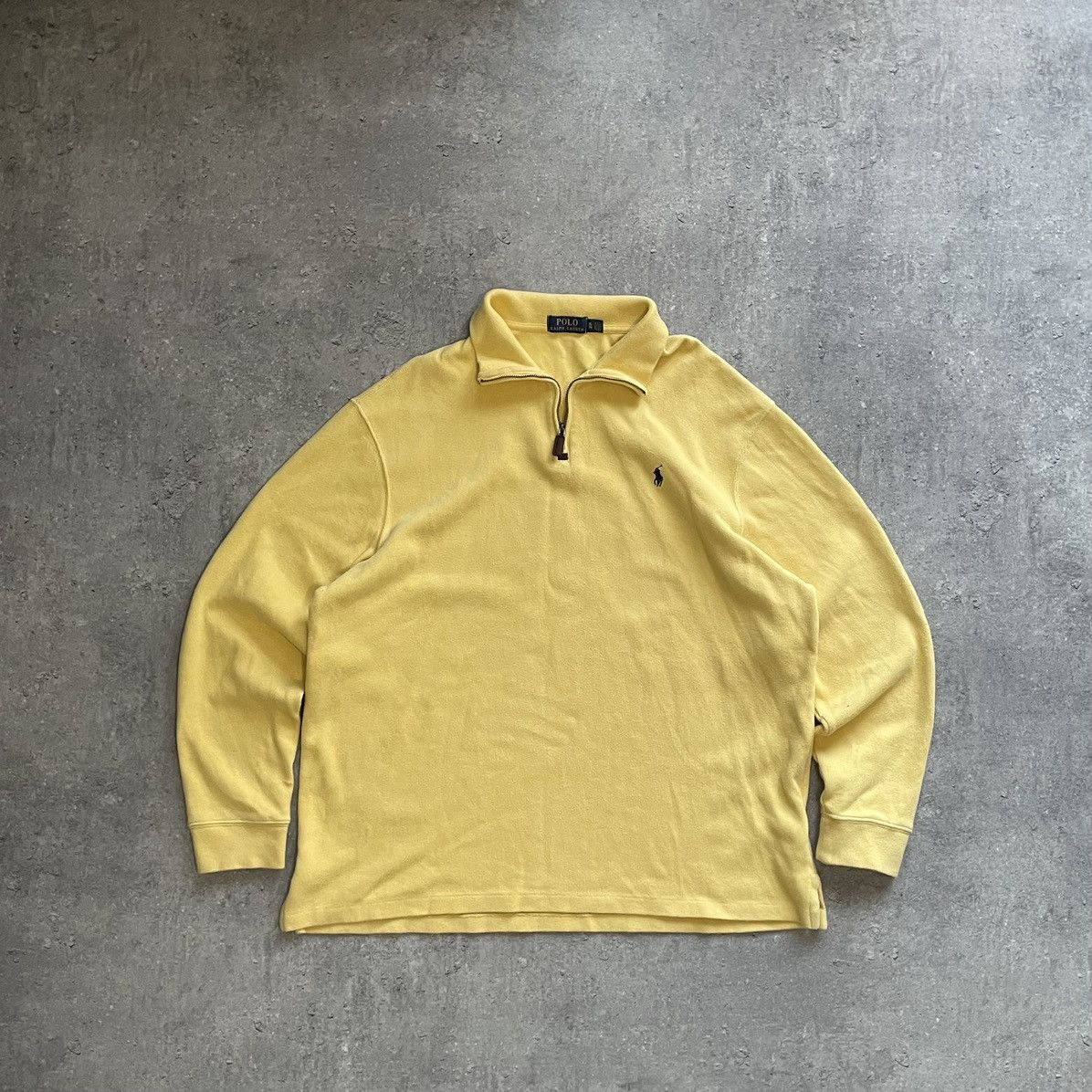 Polo Ralph Lauren Polo Ralph Lauren 1/4 Knit Sweatr YSL Size US XL / EU 56 / 4 - 1 Thumbnail