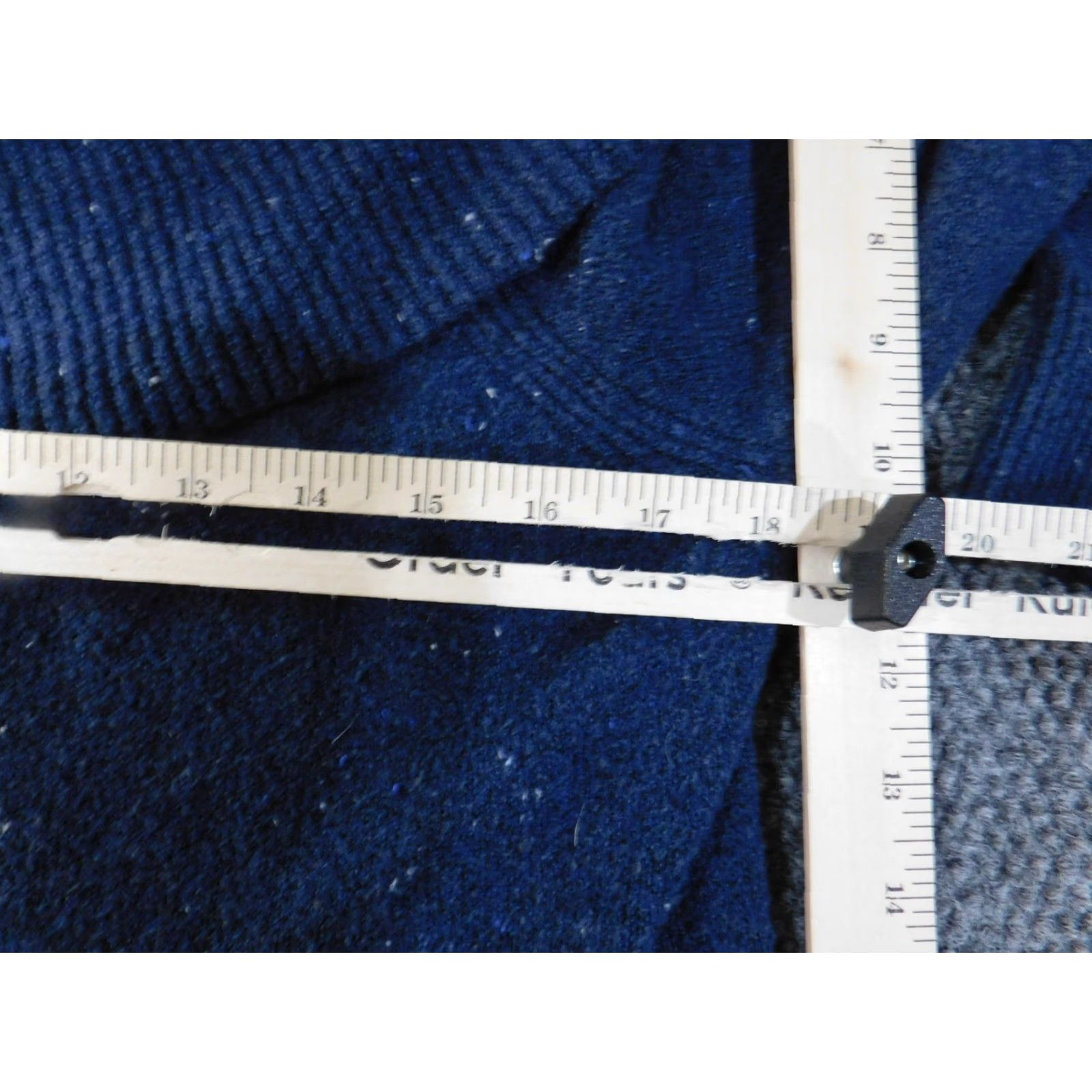 Loft LOFT Sweater Pullover Knit Cowl Neck Long Sleeve Blue Cotton Polyester Spandex Womens Large Stretch Regular Fall Winter Spring Casual Designer Modern Size L / US 10 / IT 46 - 7 Thumbnail