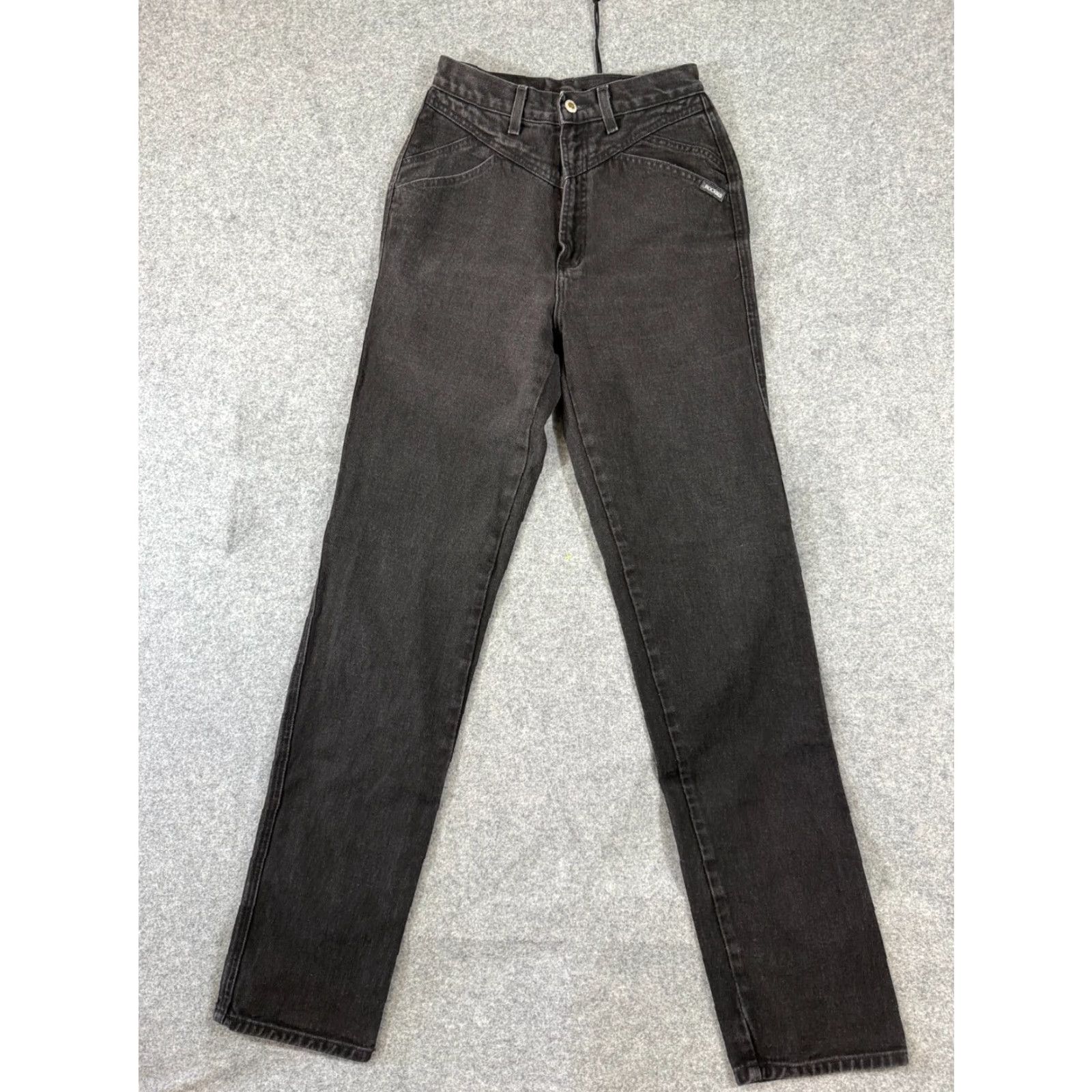 Vintage VINTAGE Rockies Rocky Mountain Jeans Womens 10 Black Denim 90s Western Bareback Pocketed Comfortable/ Breathable Womens 10 Black Rocky Mountain Jeans Size 27" / US 4 / IT 40 - 3 Thumbnail