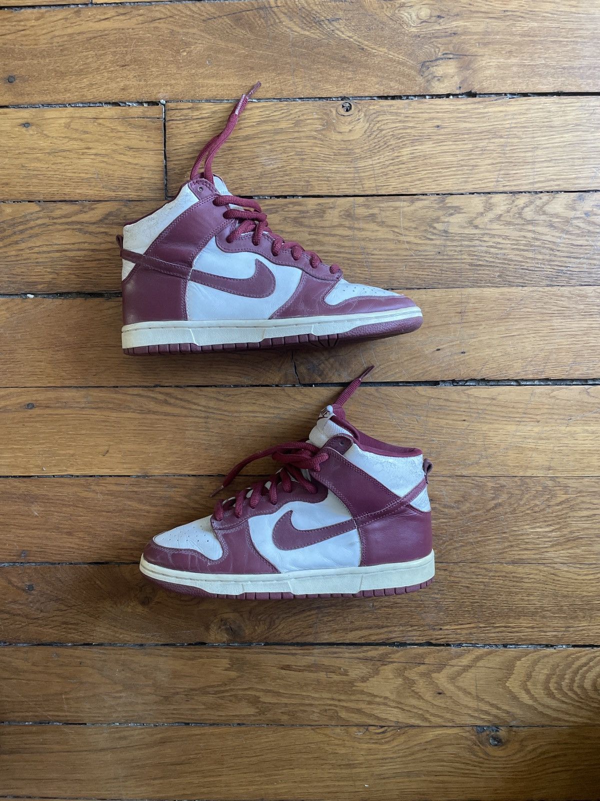Nike × Vintage Dunks High Wine 2002 Size US 8 / EU 41 - 1 Thumbnail