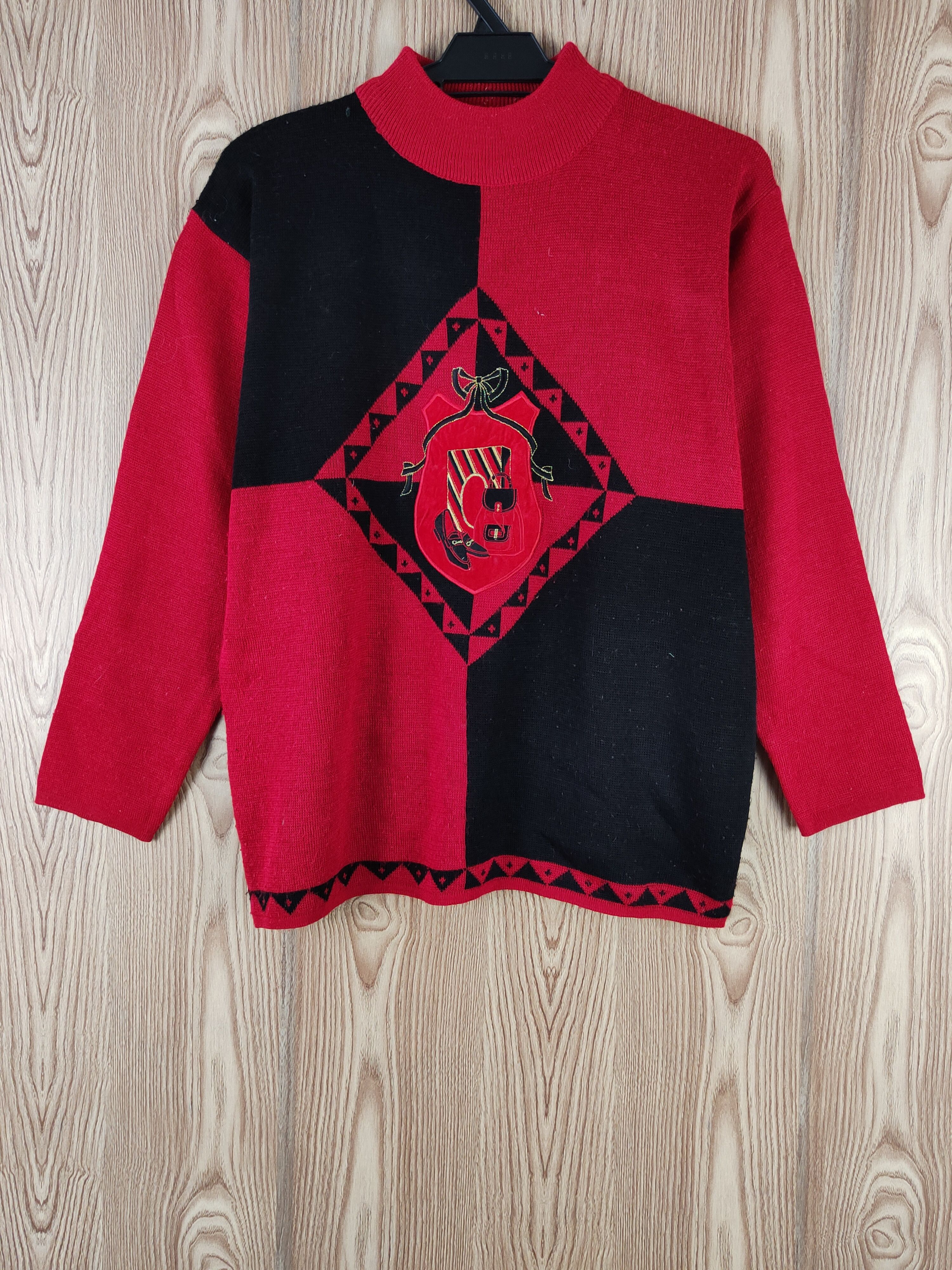 Japanese Brand × Vintage Marulinne Red Knitwear Sweatshirts #W126 Size M / US 6-8 / IT 42-44 - 1 Thumbnail