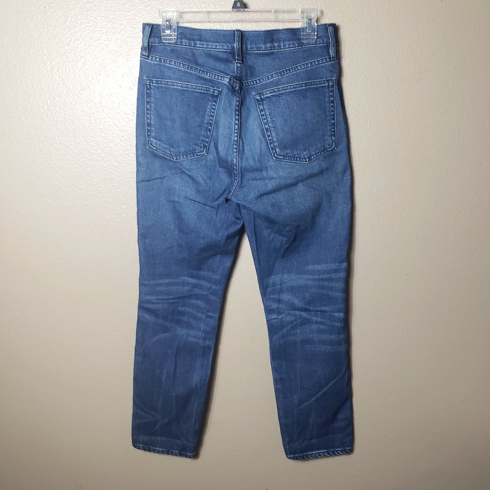 3x1 3x1 W3 Authentic High-Rise Straight-Leg Cropped Jeans-Size 28 Size 28" / US 6 / IT 42 - 3 Thumbnail