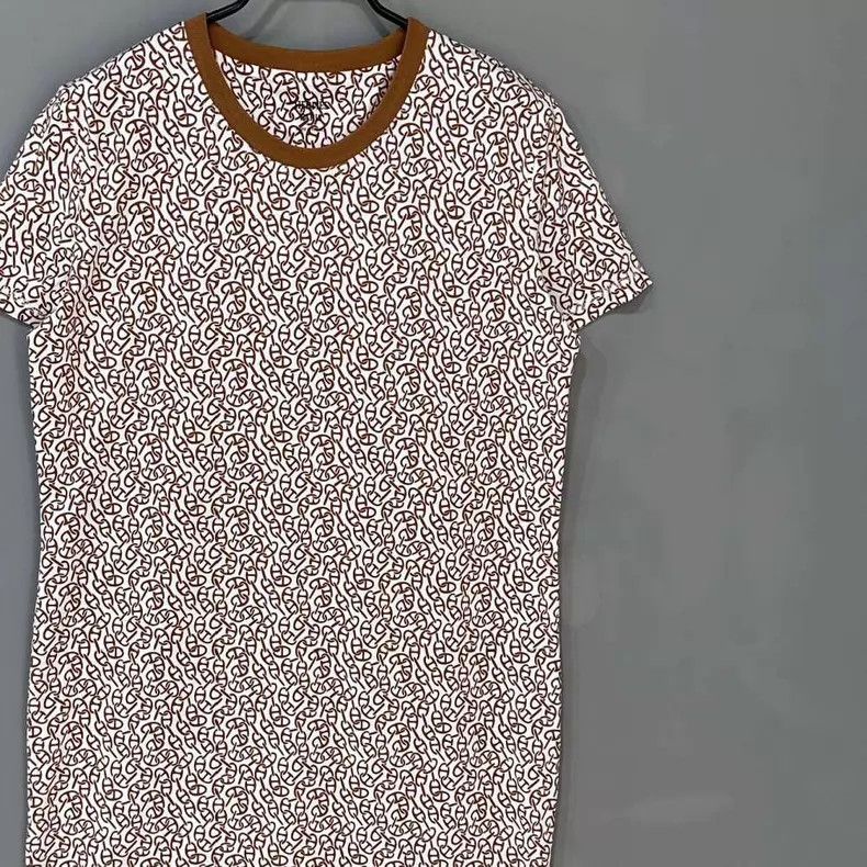 Hermes Hermes Pig nose full-print short-sleeve dress Size XS / US 0-2 / IT 36-38 - 1 Thumbnail