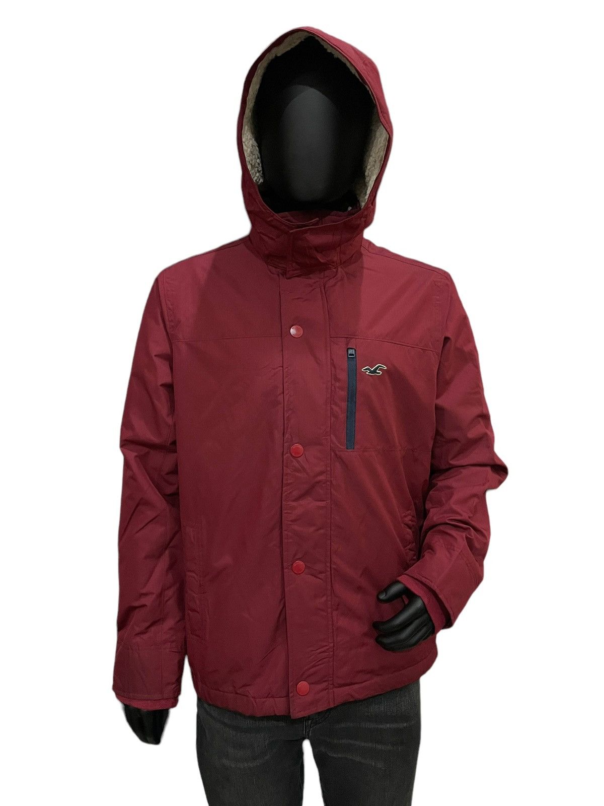 Hollister Hollister California All-Weather Fleece Sherpa Jacket Size US XL / EU 56 / 4 - 2 Thumbnail