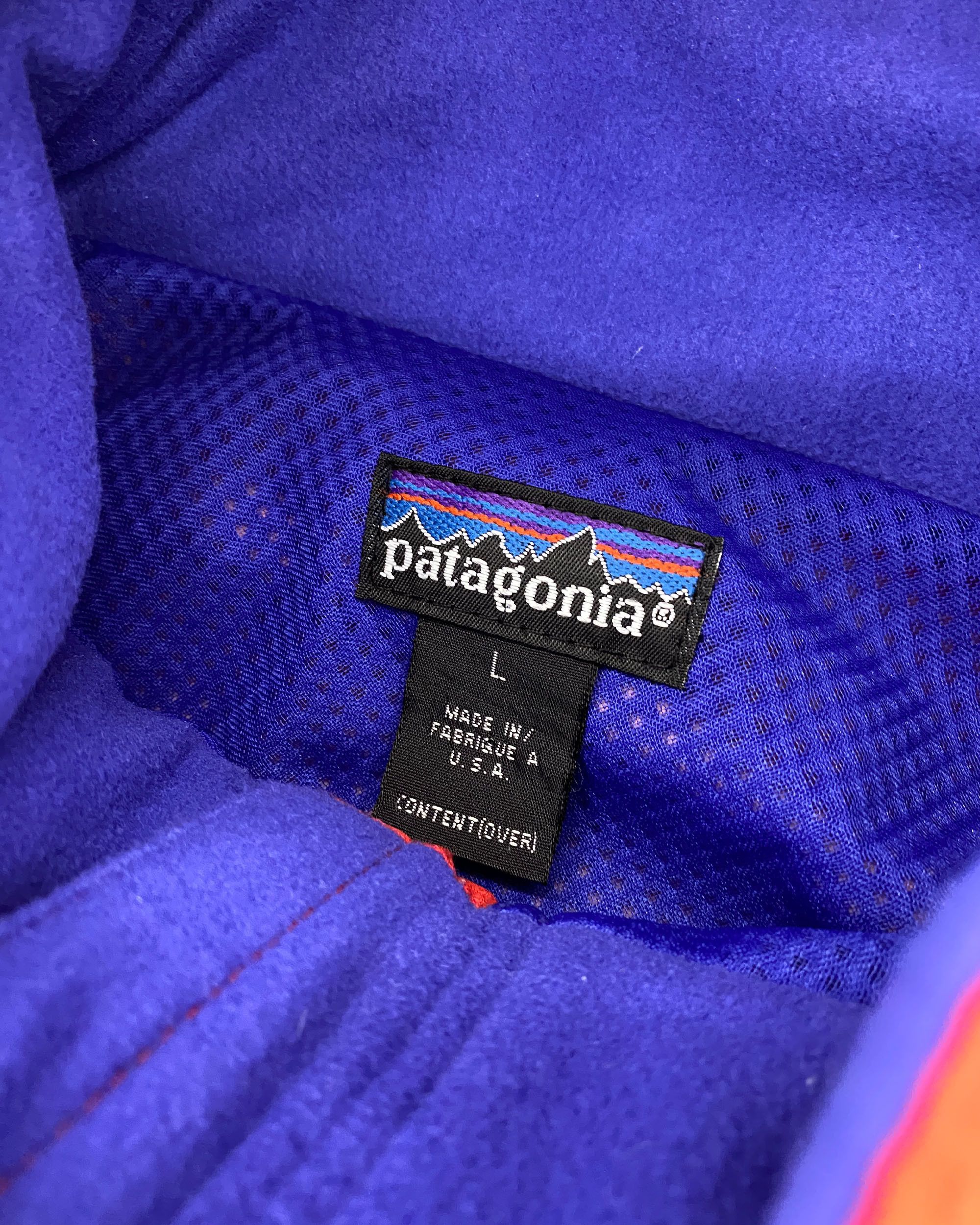Patagonia SS1993 1990s Made in USA Ripstop Hooded Jacket Size US L / EU 52-54 / 3 - 20 Thumbnail