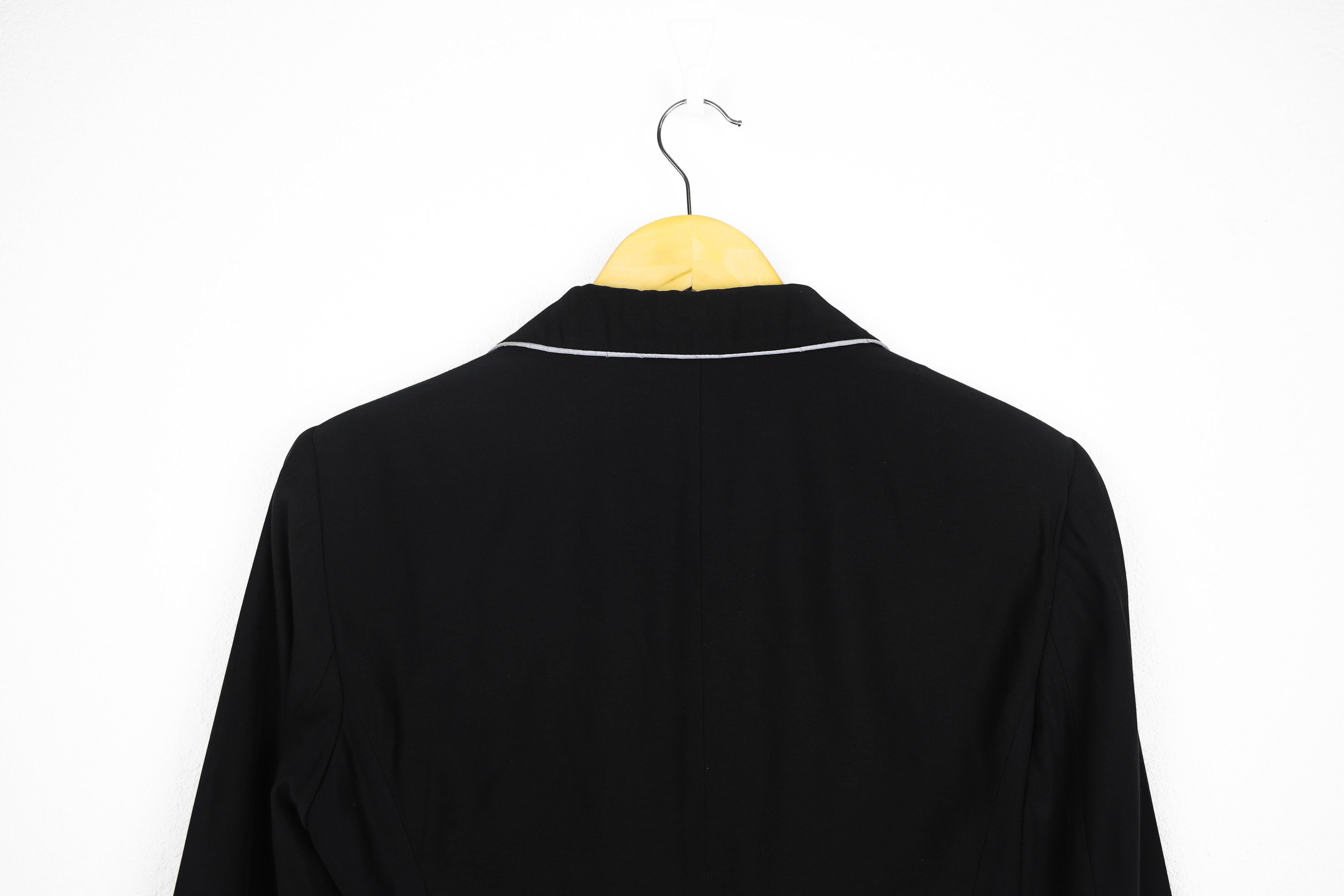 Moschino × Vintage Womens Moschino Сhiffon Reflective Details Blazer Jacket Size S / US 4 / IT 40 - 13 Thumbnail
