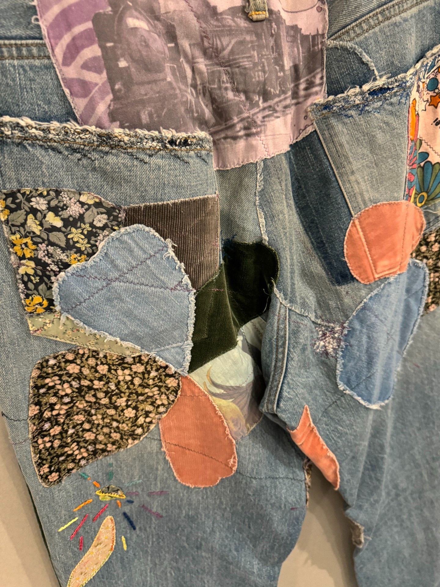 Kapital kapital Multi-patch denim pants 2501-Nextarrow Size US 34 / EU 50 - 5 Thumbnail