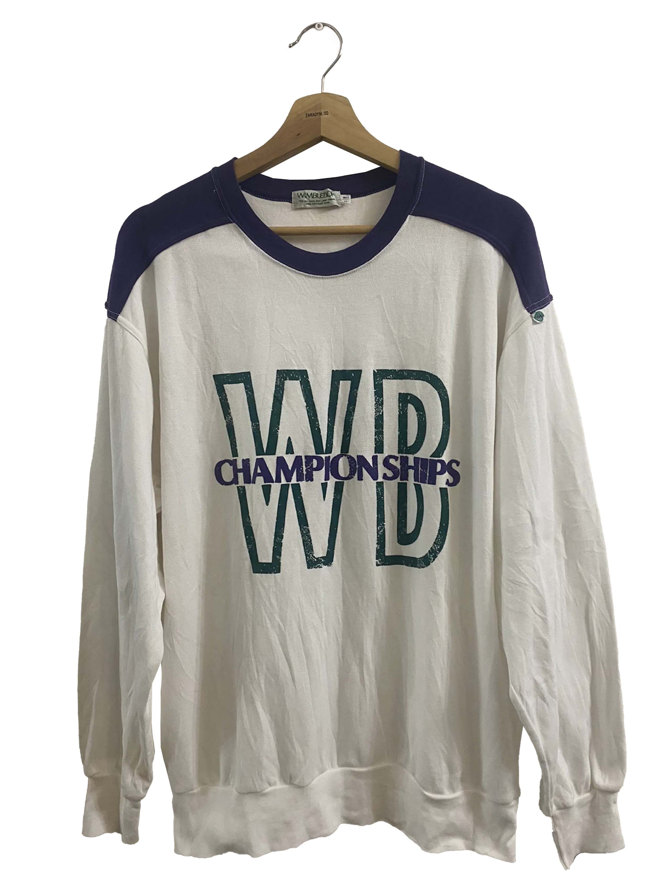 Archival Clothing Sportswear Vintage VINTAGE 90s WIMBLEDON SWEATSHIRT Grailed