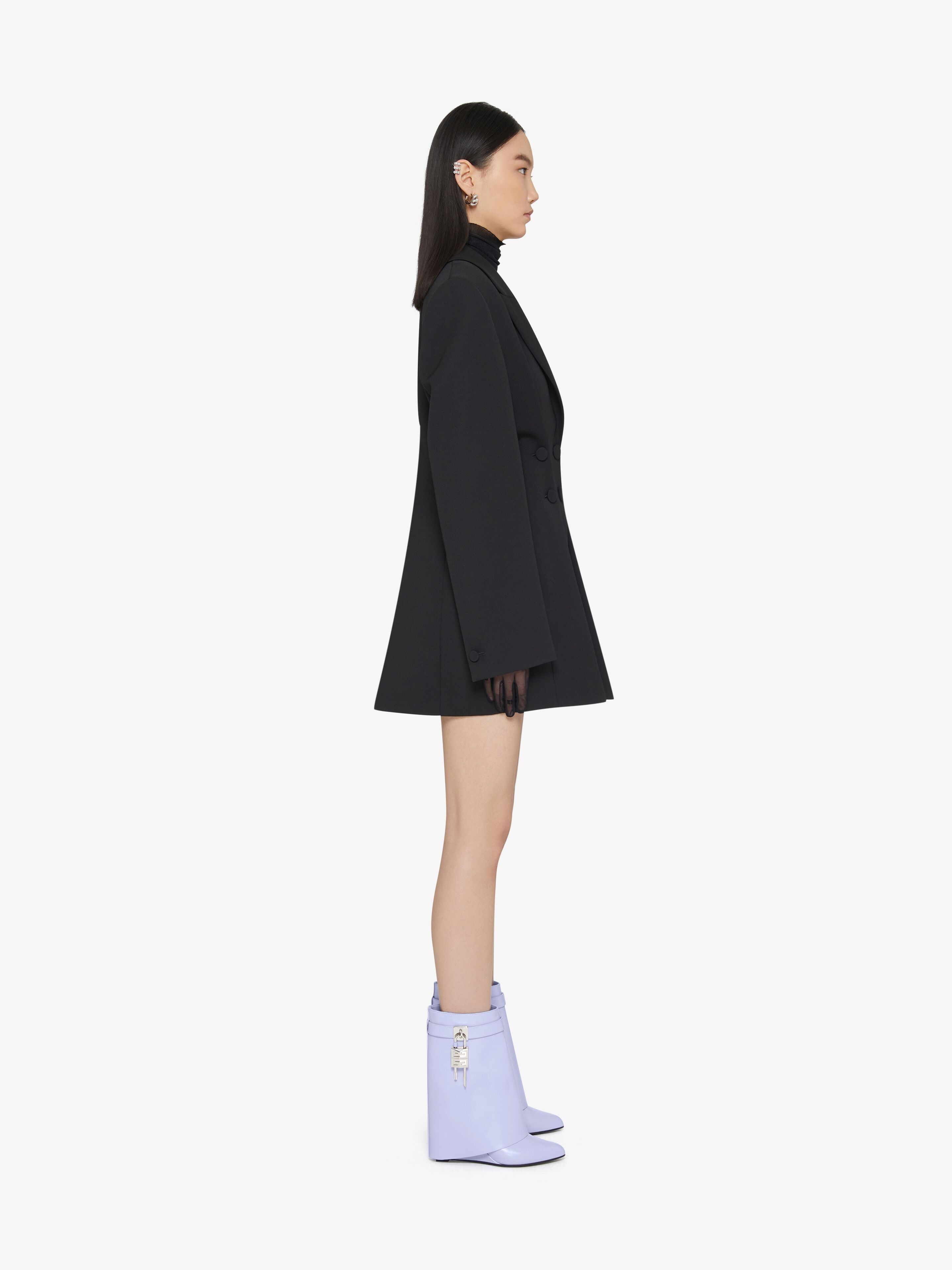 Givenchy o1srvl11e0525 Shark Lock Ankle Boots 90mm in Lavender Size US 5 / IT 35 - 2 Thumbnail