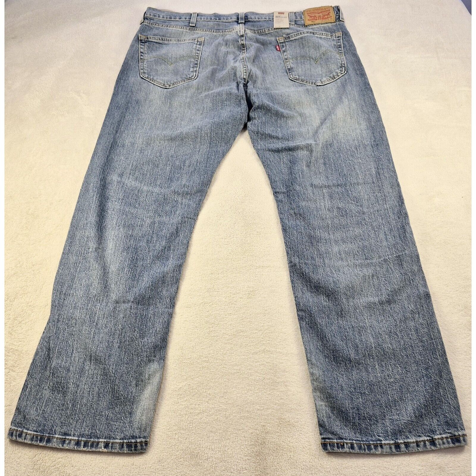 Levi's NEW Levis 505 Men's Light Blue Stretch Fit Denim Jeans 40x30 Size US 40 / EU 56 - 6 Thumbnail