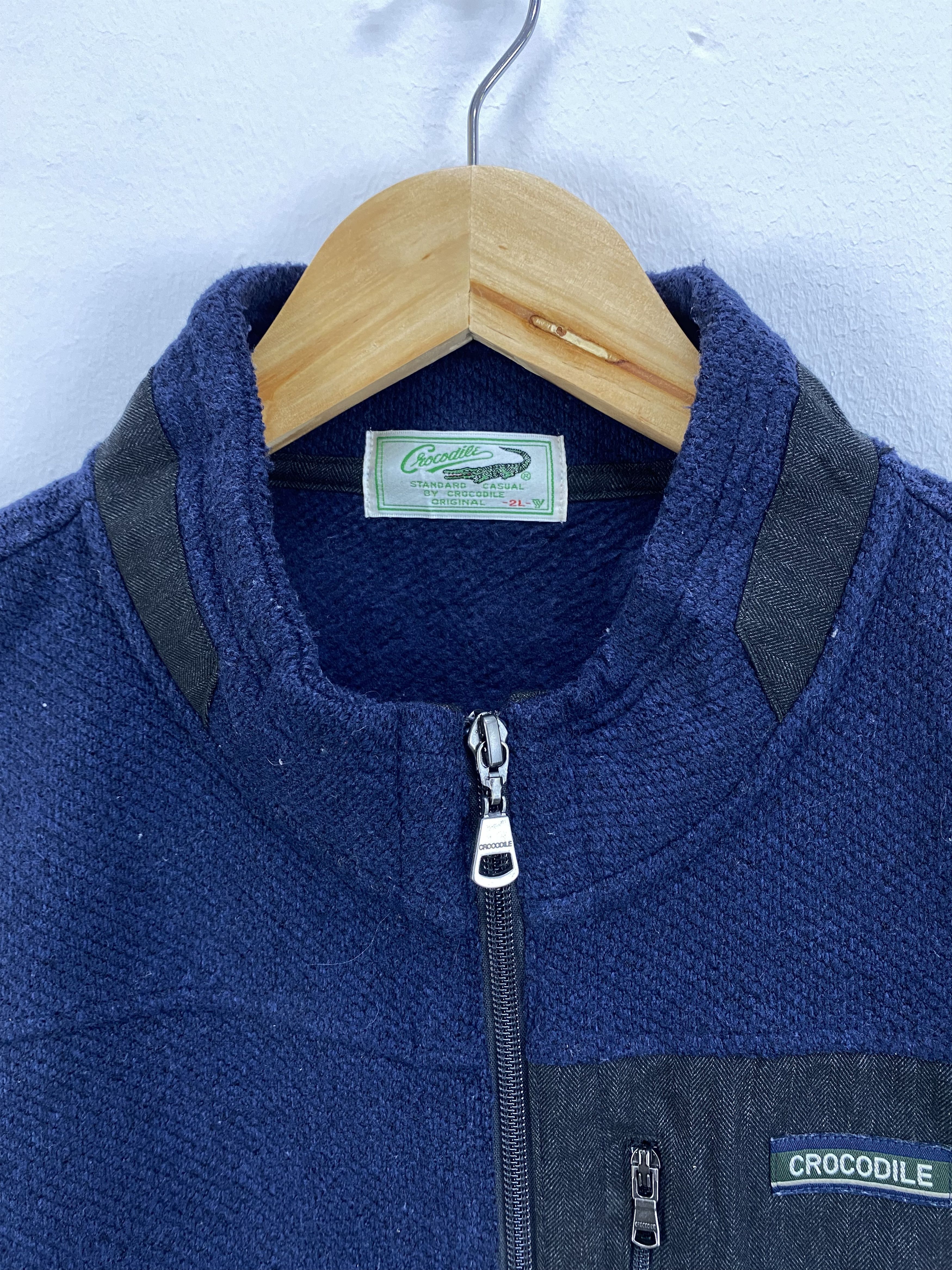 Designer × Vintage Vintage Crocodille Vest Blue Size US XL / EU 56 / 4 - 3 Thumbnail