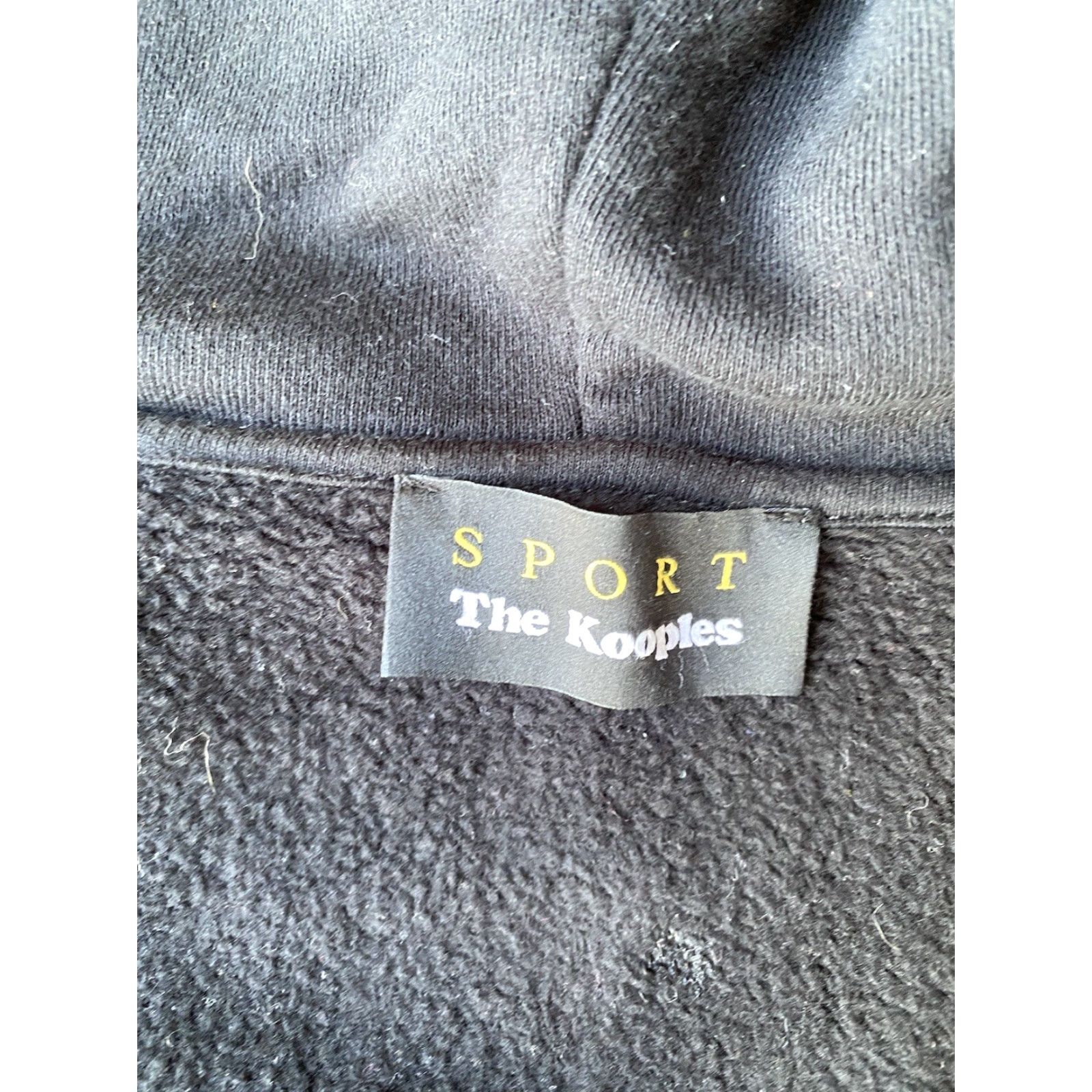 The Kooples The Kooples Black Sport Full Zip Hoodie Hooded Jacket Womens XL Black Sports Hoodie Full Zip Jacket Size XL / US 12-14 / IT 48-50 - 2 Thumbnail