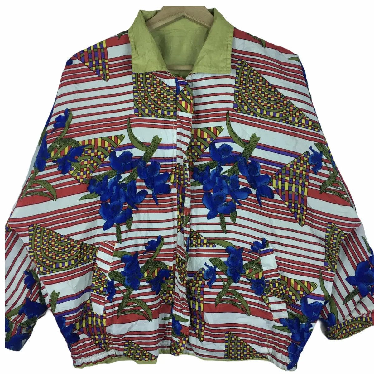 Vintage Vtg OLYMPIC SEOUL Pop Art Jacket Parka Trench Sweate Size XL / US 12-14 / IT 48-50 - 2 Thumbnail