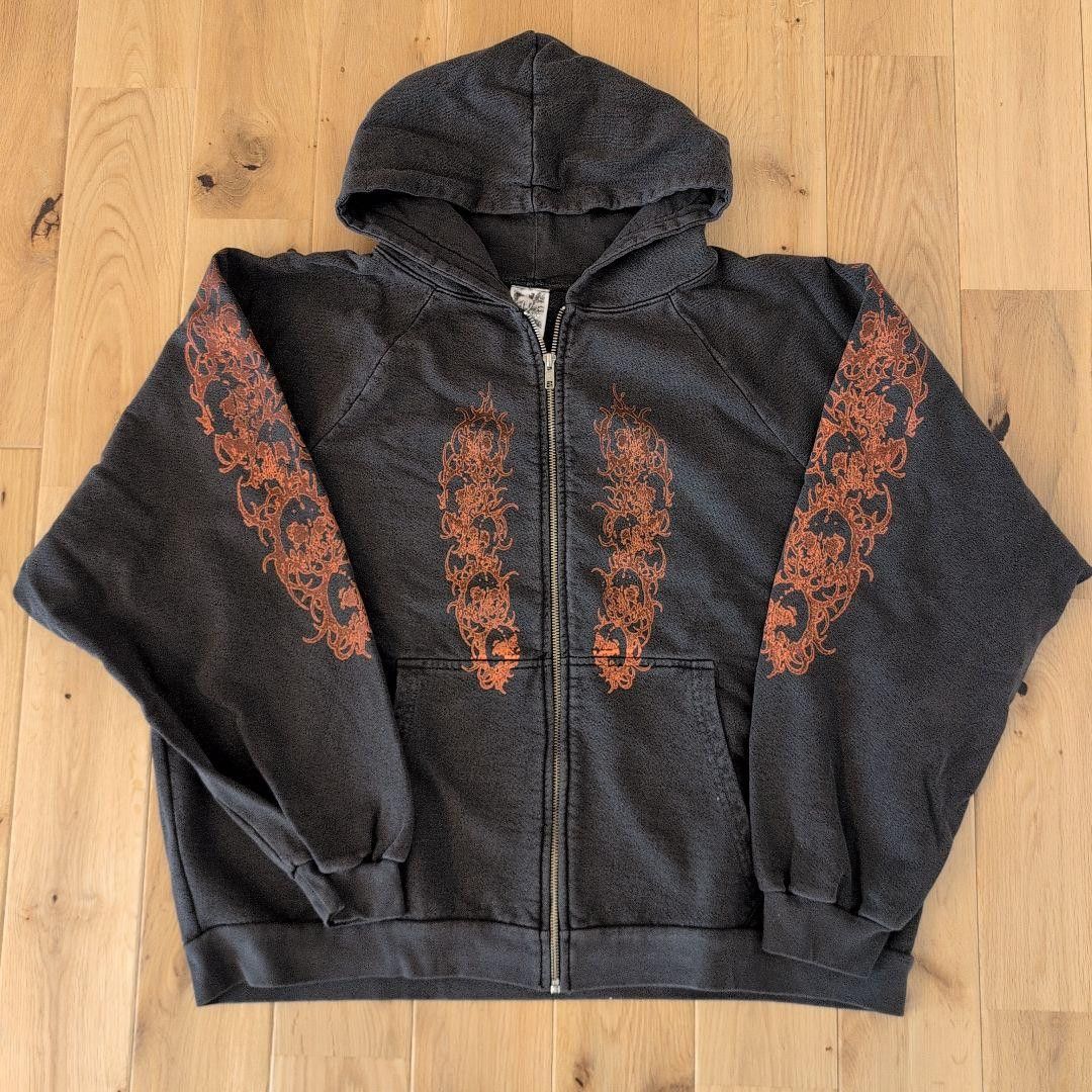 basketcase gallery Basketcase Gallery Afflicted Zip Hoodie XL — Rare Drop Size US XL / EU 56 / 4 - 12 Thumbnail