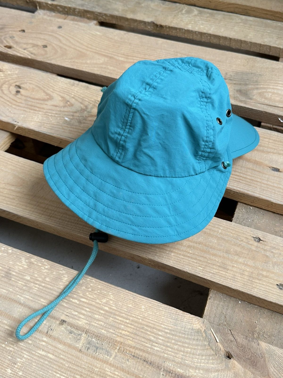 Quiksilver Vintage Quiksilver Turquoise Panama-Cap Size ONE SIZE - 5 Thumbnail