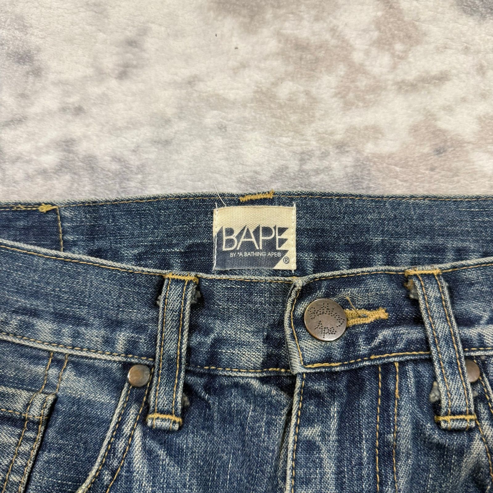 Bape × Nigo Authentic Bape 2000’s Sleeping Baby Milo Jeans 30 Size US 30 / EU 46 - 3 Thumbnail