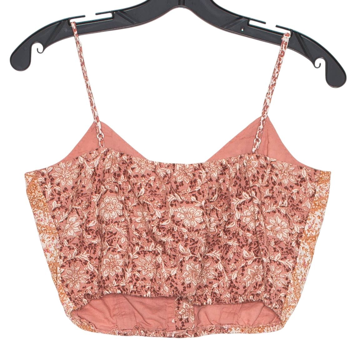 American Eagle Outfitters American Eagle Crop Top Boho Festival Floral Cottagecore XS Size XS / US 0-2 / IT 36-38 - 2 Thumbnail