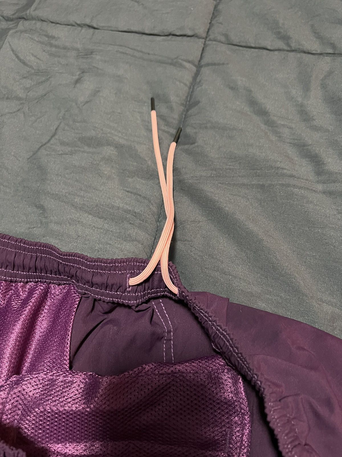 Revenge Revenge Maroon Nylon Shorts Size US 32 / EU 48 - 3 Thumbnail