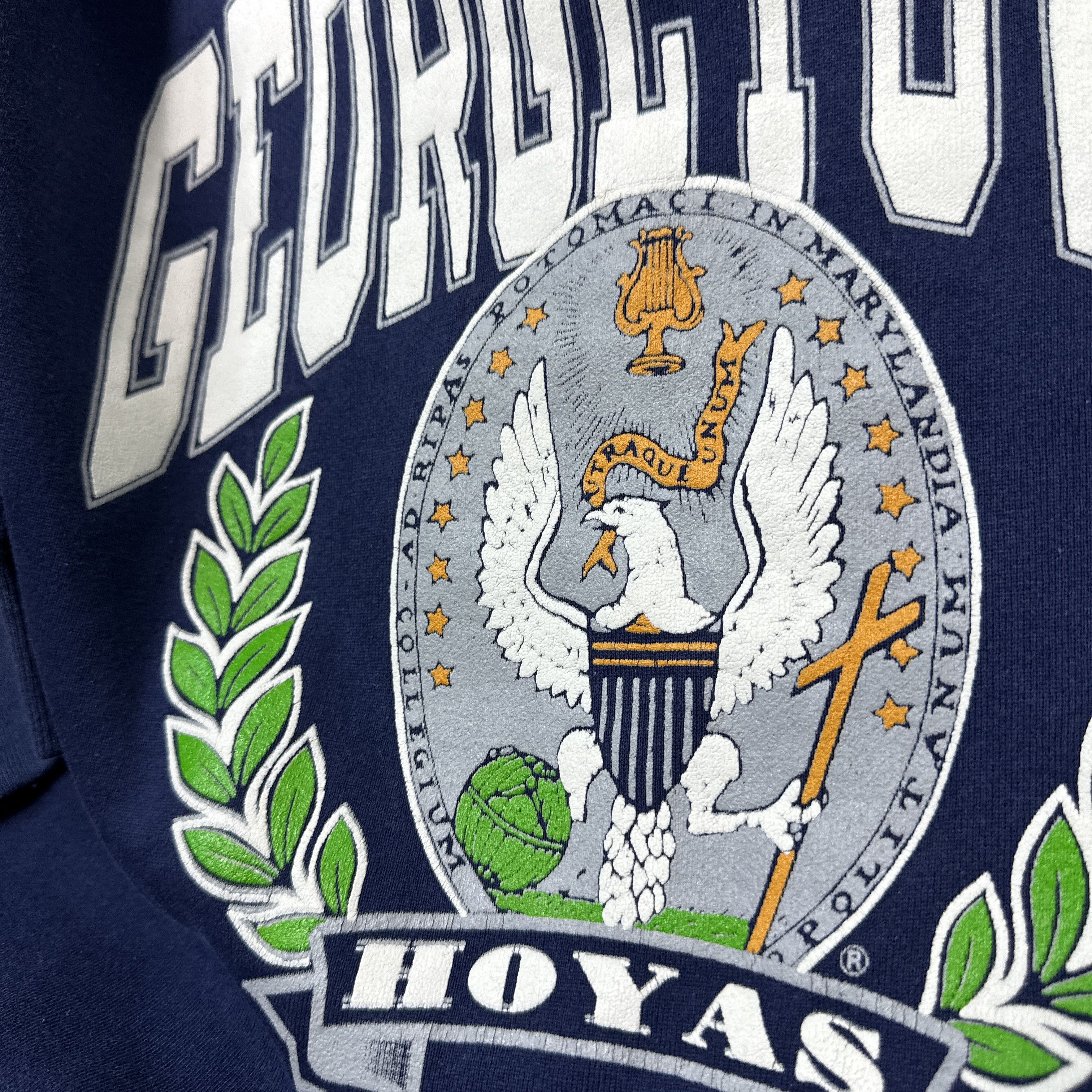 Vintage Vintage Streetwear Skater Georgetown Sweatshirt 90s Size US M / EU 48-50 / 2 - 5 Thumbnail