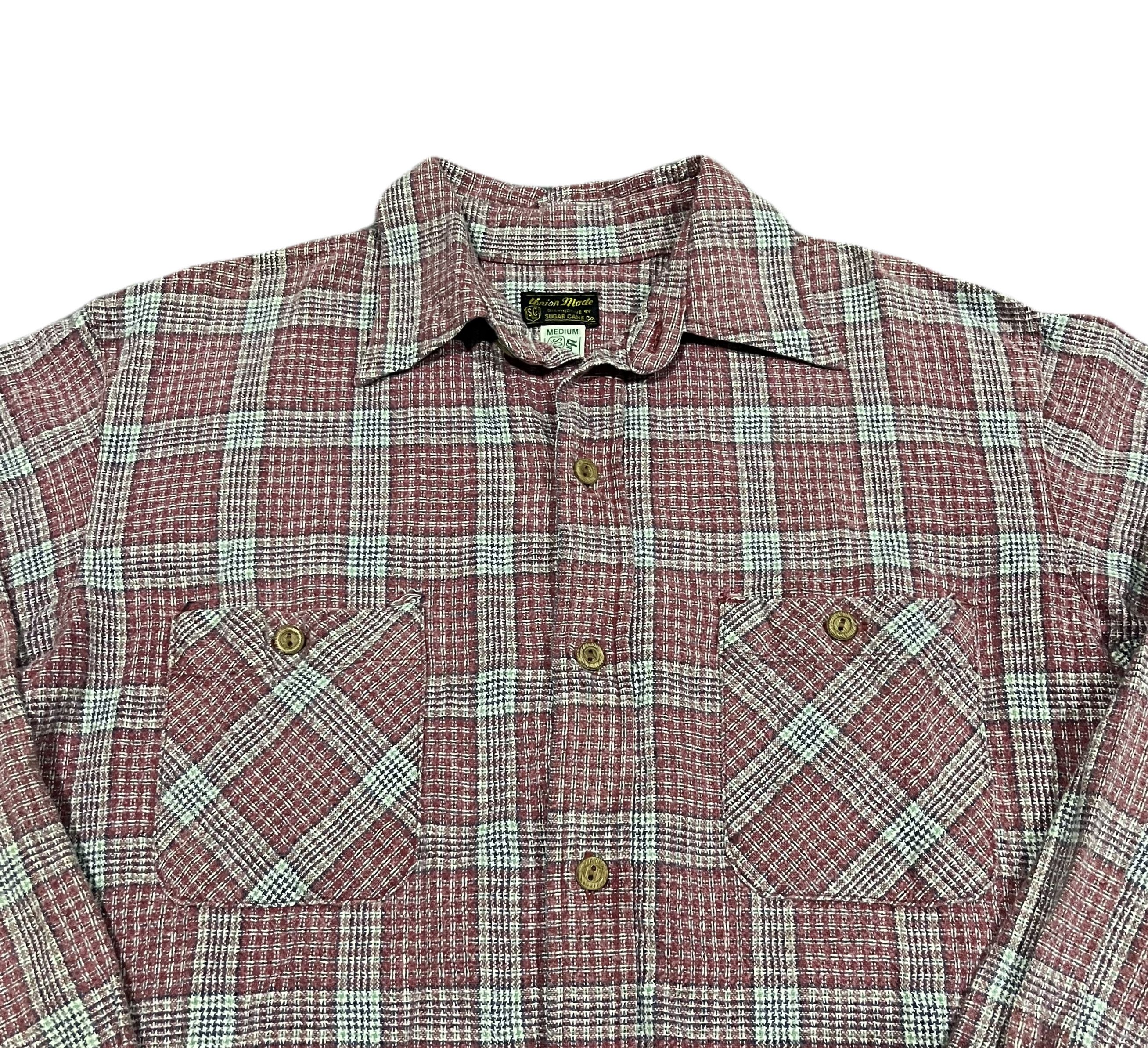 Toyo Enterprises Vintage Sugar Canes By Toyo Ent Farmers Wooden Button Shirt Size US L / EU 52-54 / 3 - 2 Thumbnail